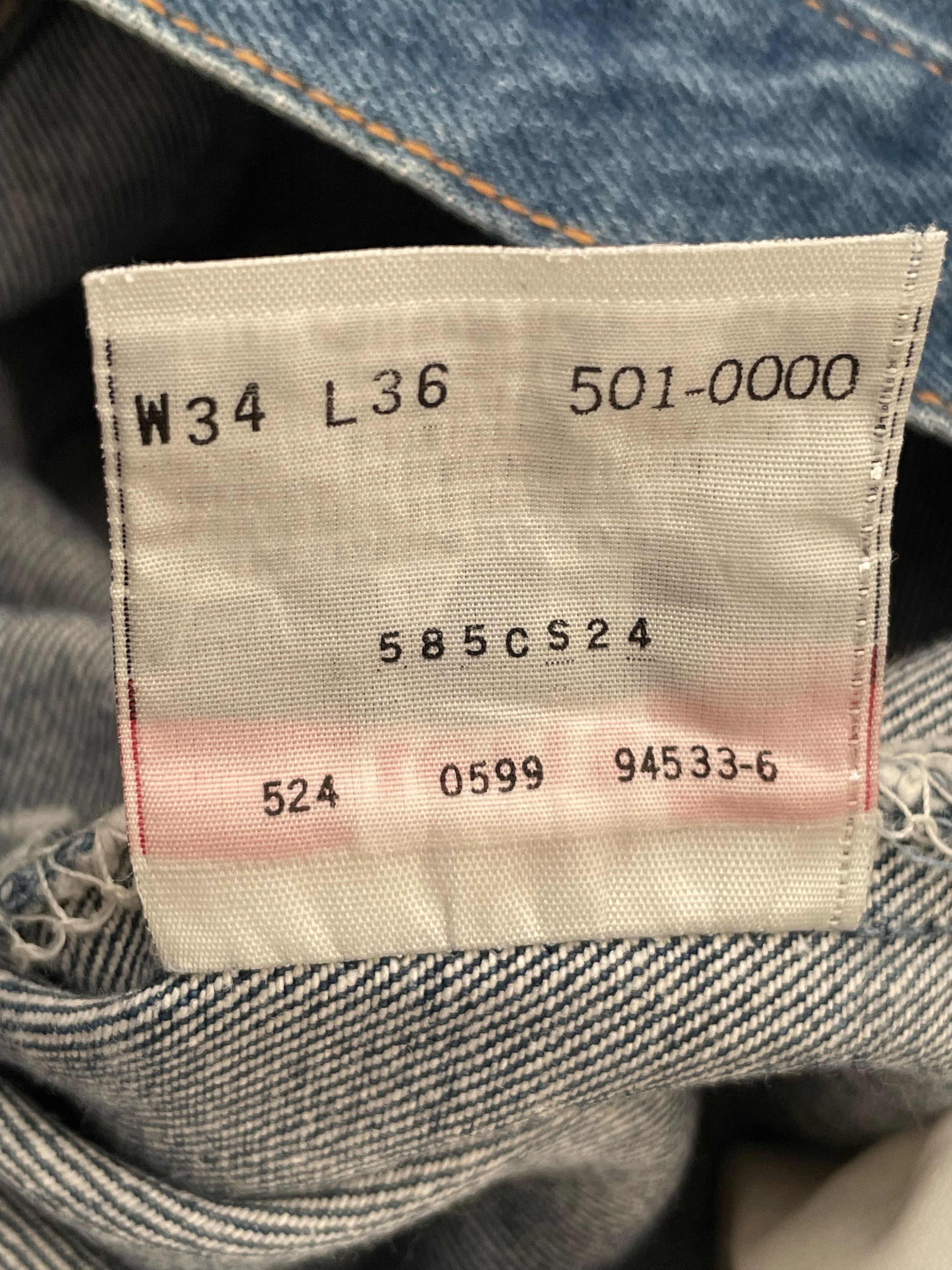 Levi's Vintage 1999 Levis 501XX e USA Size US 32 / EU 48 - 10 Thumbnail