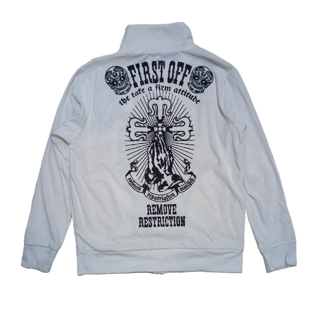 Japanese Brand 2000's VELOUR Poem Cross Chrome ifsixwasnine & LGB Style Size US M / EU 48-50 / 2 - 1 Thumbnail