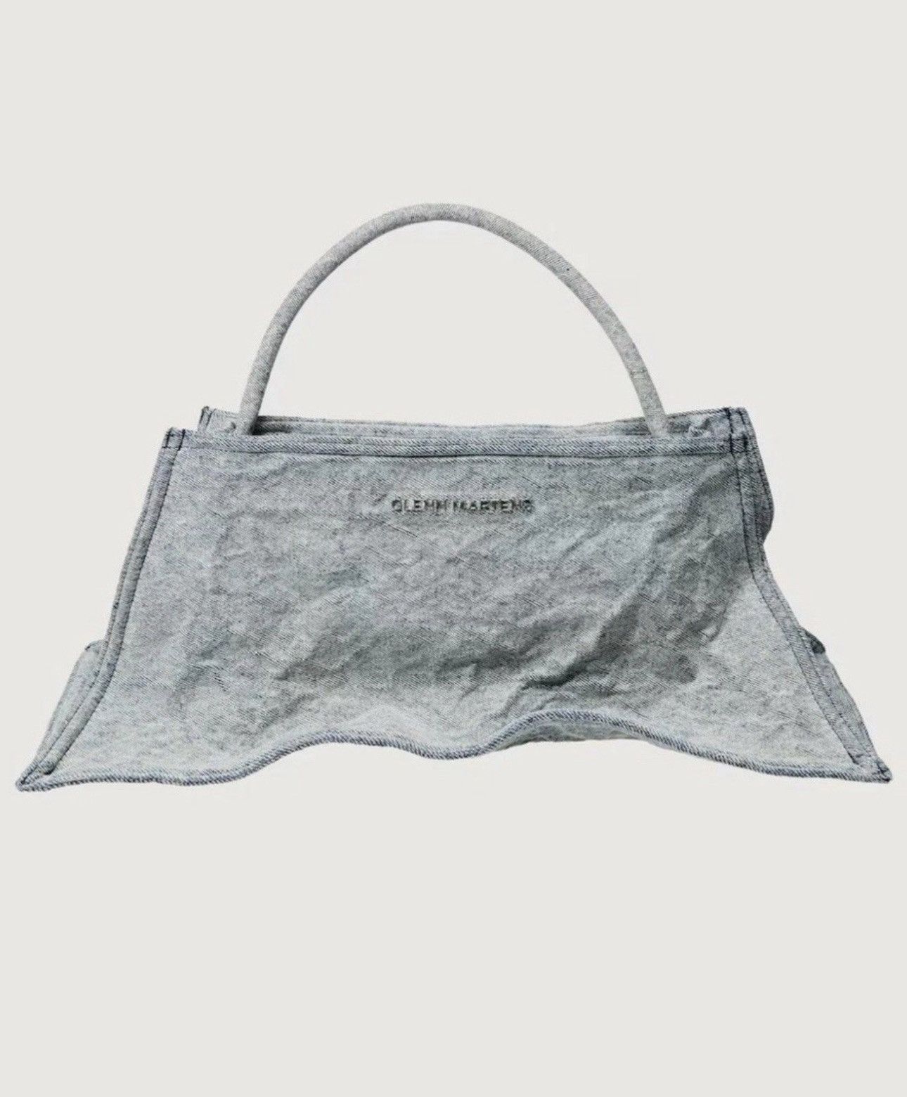 H&M H&M Glenn Martens Blue Purse Denim Viral Size ONE SIZE - 2 Thumbnail