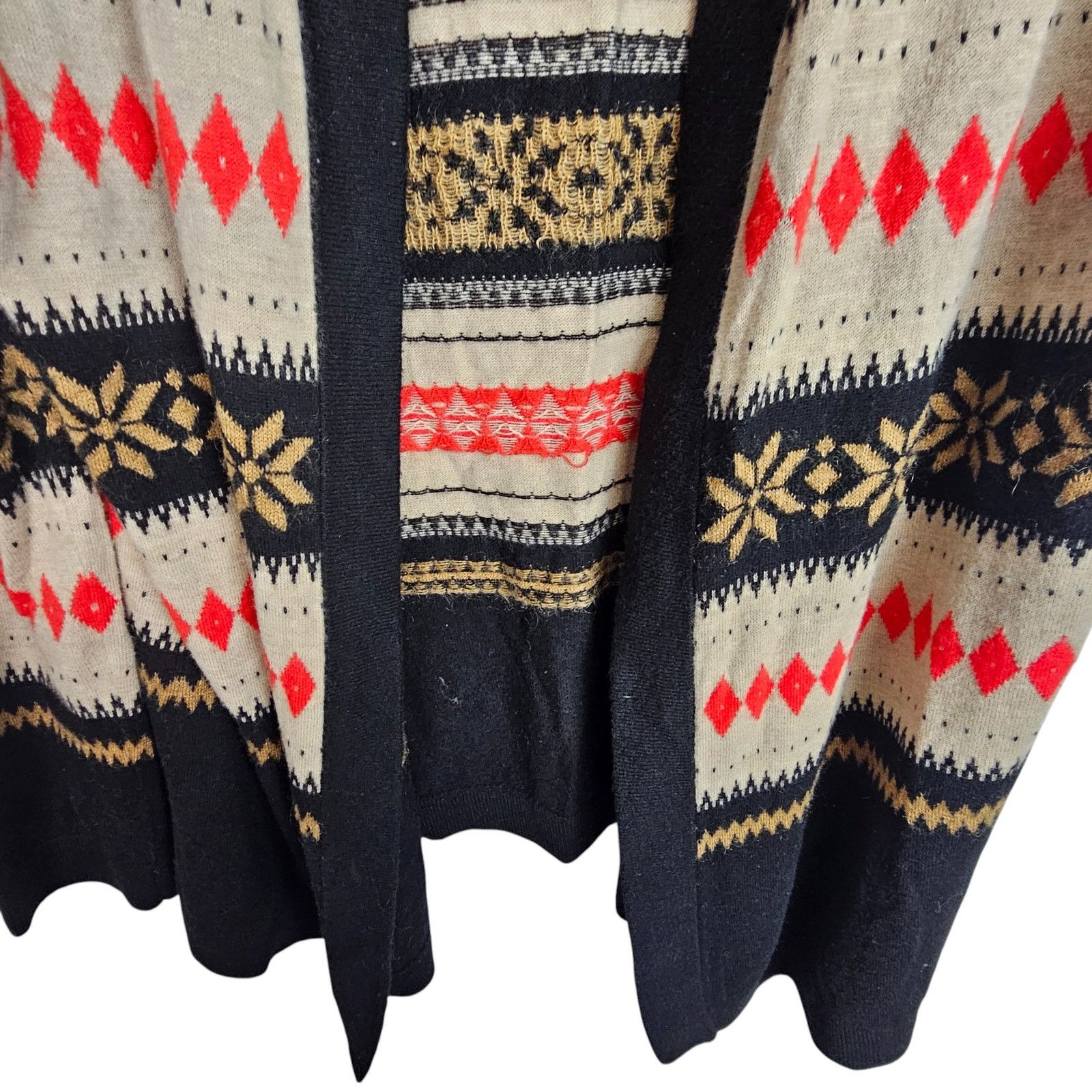 Robert Talbott Talbots Womens Wool Mohair Nordic Fair Isle Cardigan Sweater Size XL / US 12-14 / IT 48-50 - 3 Thumbnail