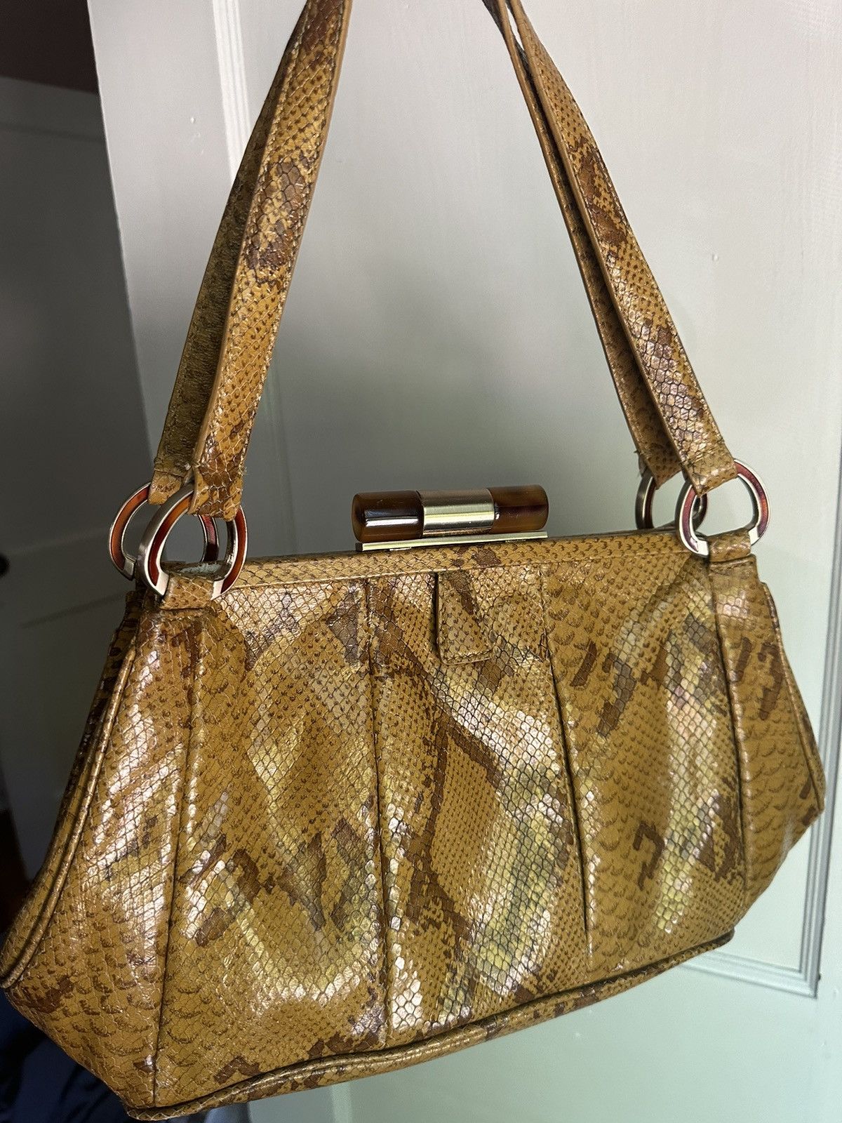 Vintage Snake Skin purse Size ONE SIZE - 3 Thumbnail