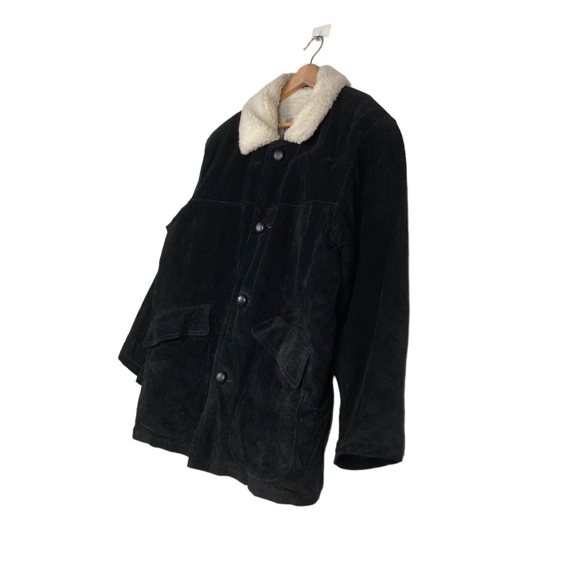 Japanese Brand 🔥Vtg Shearling Leather Jacket Harajuku Mother Issey Miyake Size US M / EU 48-50 / 2 - 2 Thumbnail