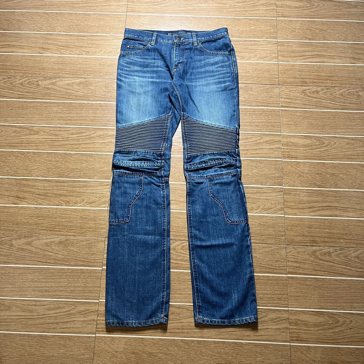 Maison MIHARA YASUHIRO Archive Miharayasuhiro Biker Denim Jeans Size US 32 / EU 48 - 1 Thumbnail