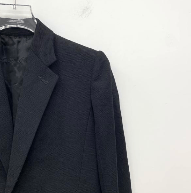 Rick Owens Rick Owens Black Slim Blazer Size S / US 4 / IT 40 - 3 Thumbnail