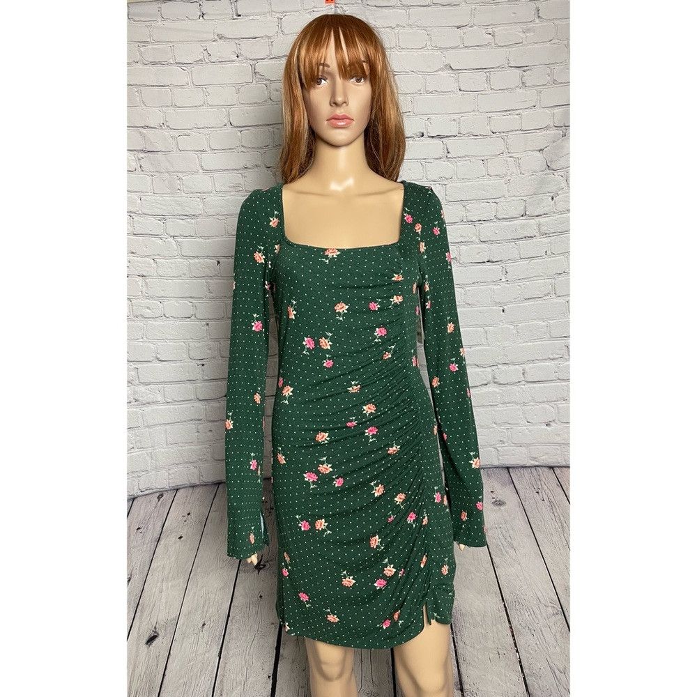Free People NWT New $108 Free People Celia Floral Square Neck Long Slee Size S / US 4 / IT 40 - 3 Thumbnail