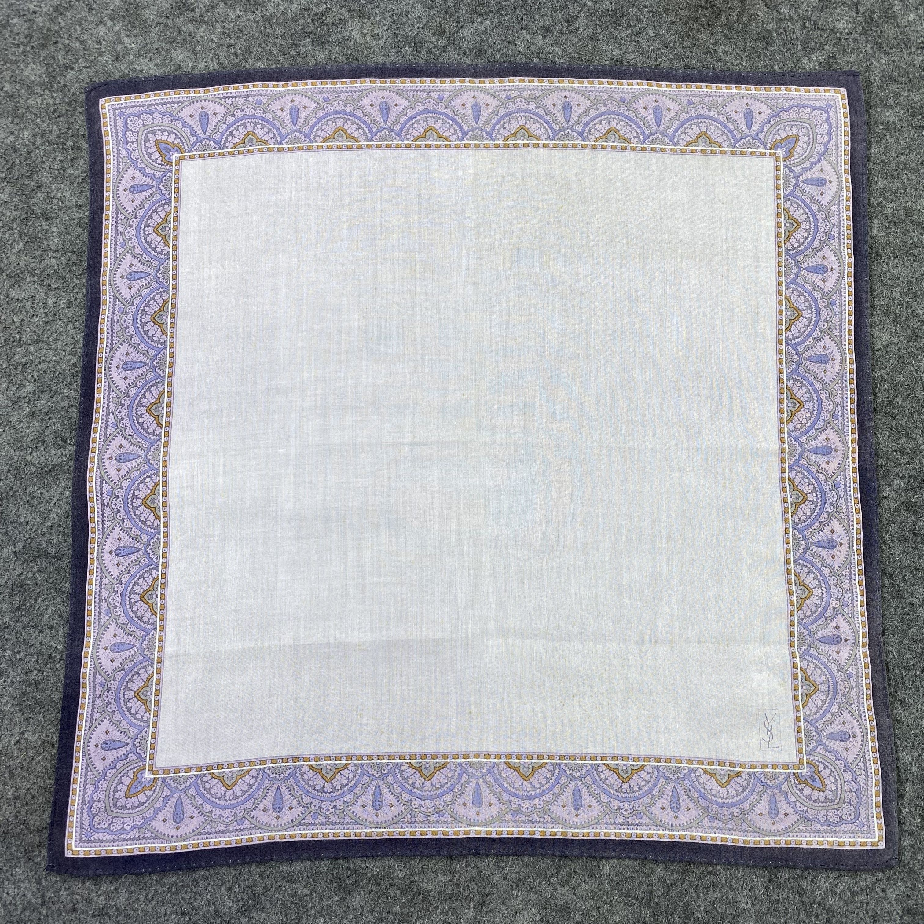 Designer Yves Saint Laurent Handkerchief / Bandana / Neckerchief-B778 Size ONE SIZE - 3 Thumbnail