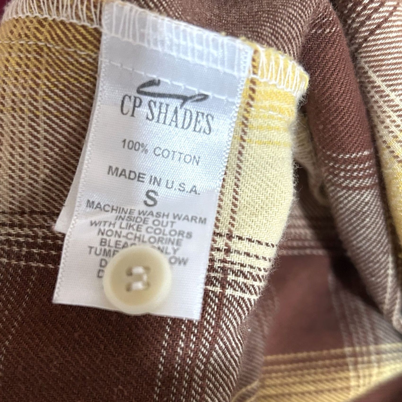 Vintage VINTAGE CP Shades Button-Down Tunic Plaid Shirt Band Collar Women’s Small Size S / US 4 / IT 40 - 5 Thumbnail