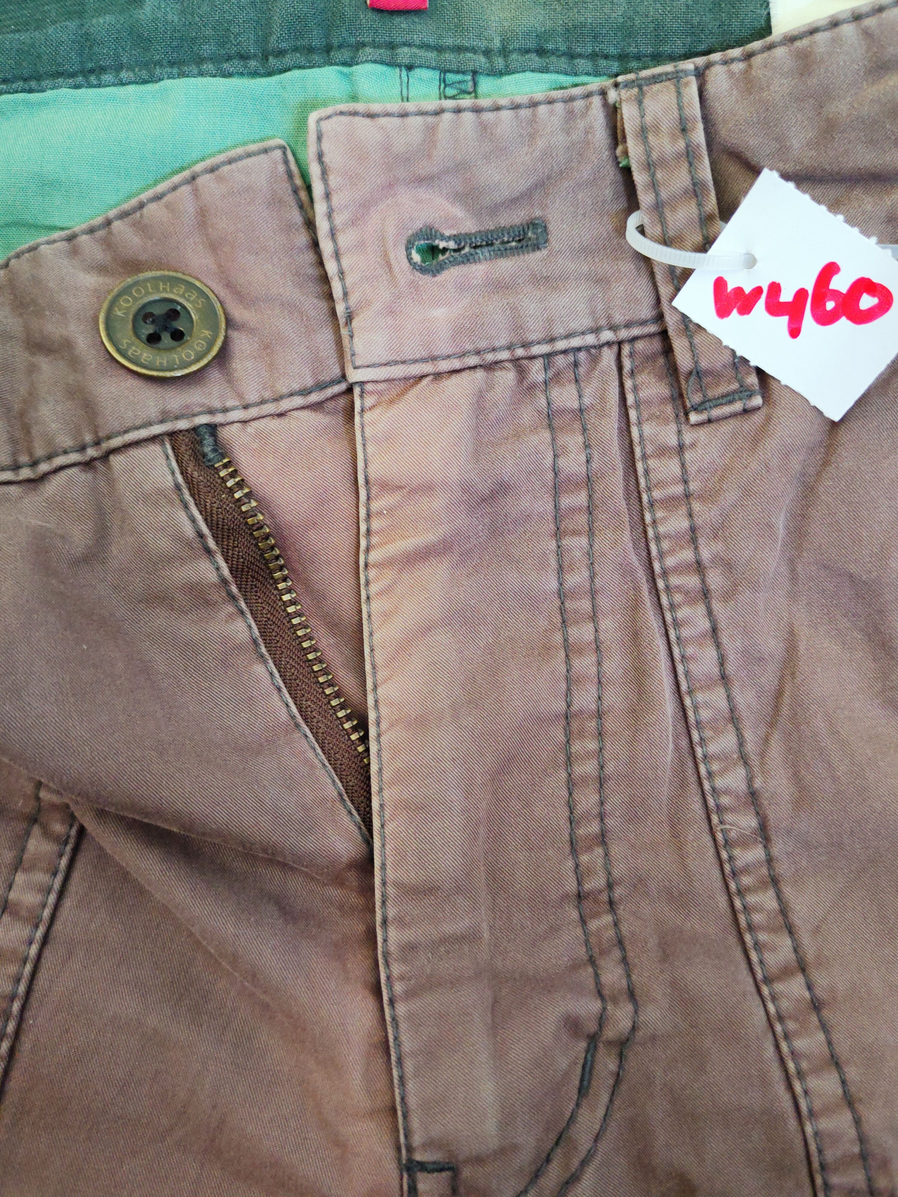 Japanese Brand Koolhaas Dark Brown Faded Multipocket Casual Pants #W460 Size US 31 - 15 Thumbnail