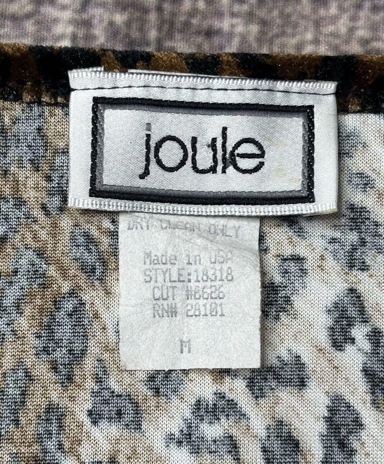Other VTG Joule Top Women's Medium Leopard Velvet USA Made 90s Size M / US 6-8 / IT 42-44 - 2 Thumbnail