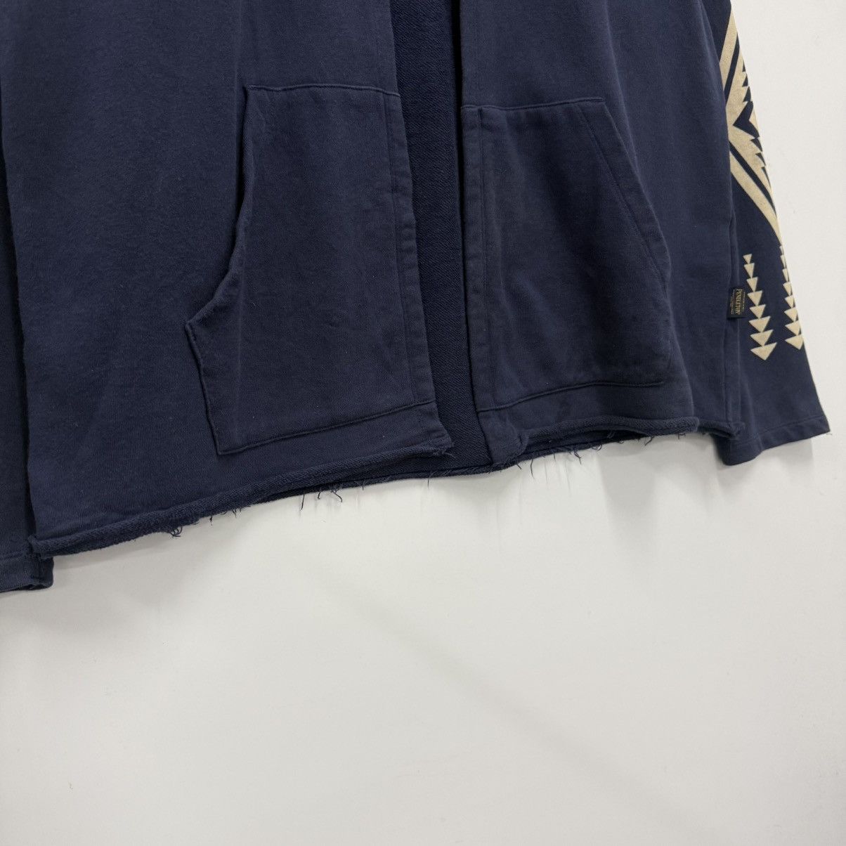 Pendleton 🔥 Y2K Pandleton Navajo Open Buttonless Design Sweat Hoodie Size US L / EU 52-54 / 3 - 9 Thumbnail