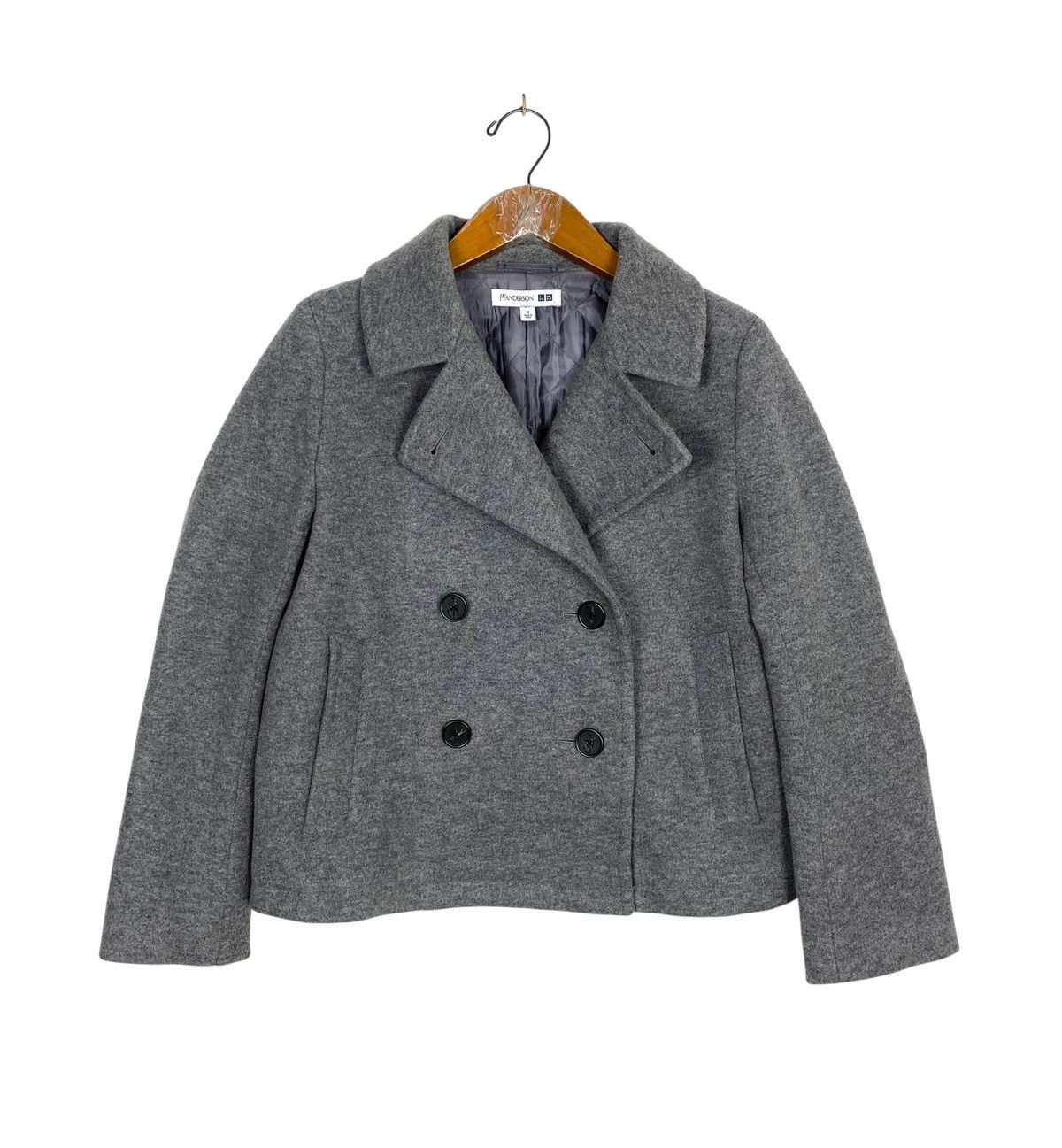 JW Anderson × Uniqlo Rare‼️ J. W. Anderson X Uniqlo Double Collar Wool Coat Size S / US 4 / IT 40 - 1 Thumbnail