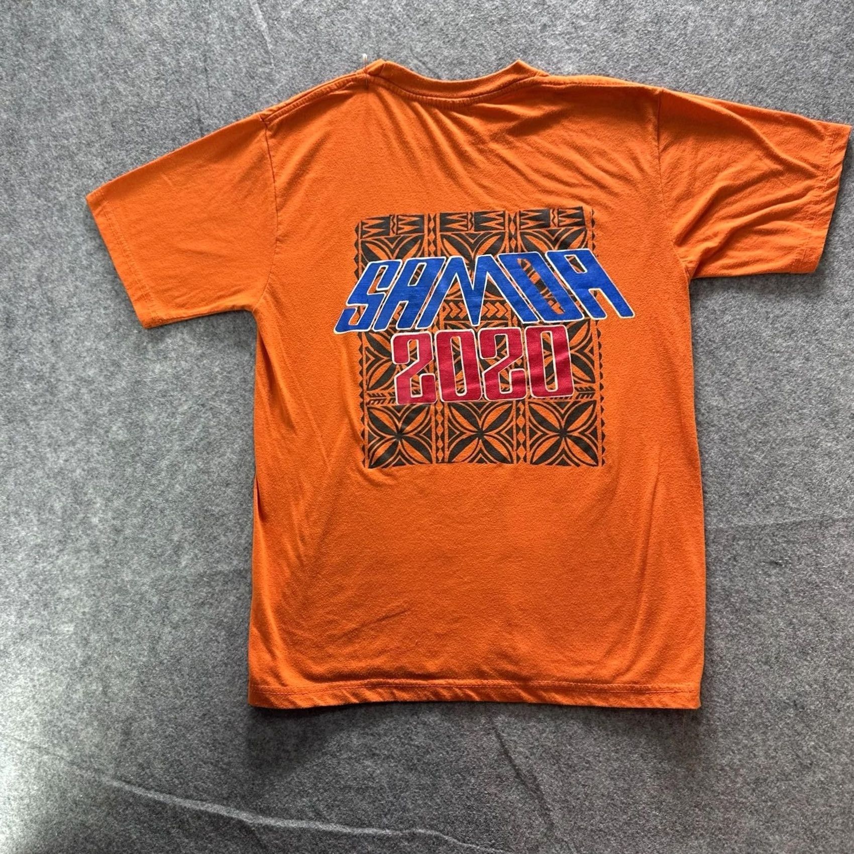 Logo 7 VVKY Shirt S Orange Crest Logo Graphic Tee Crewneck Cotton Jersey Tagless Mens Size US S / EU 44-46 / 1 - 7 Thumbnail