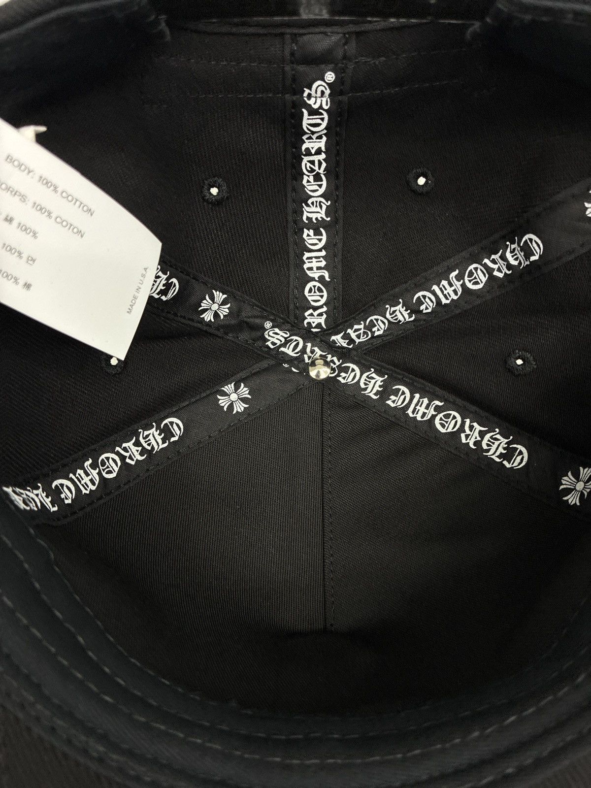 Chrome Hearts CHROME HEARTS VERTICAL BASEBALL CAP Size ONE SIZE - 4 Thumbnail