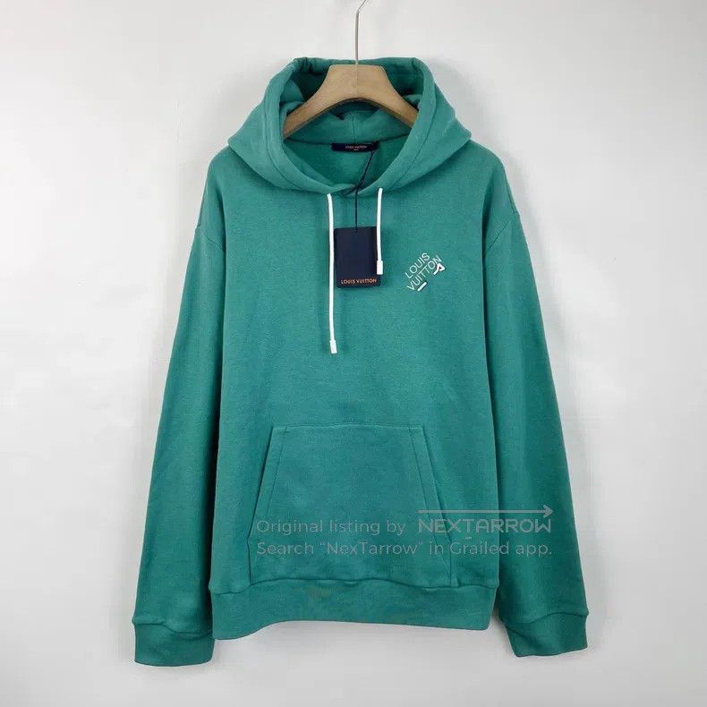Louis Vuitton Louis Vuitton Lake green pin logo embroidered monogram hoo Size US XXL / EU 58 / 5 - 1 Thumbnail