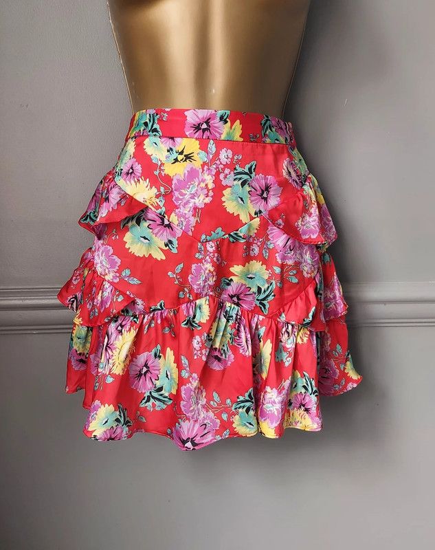 Asos ASOS Satin mini skirt 6 Size 26" / US 2 / IT 38 - 1 Thumbnail
