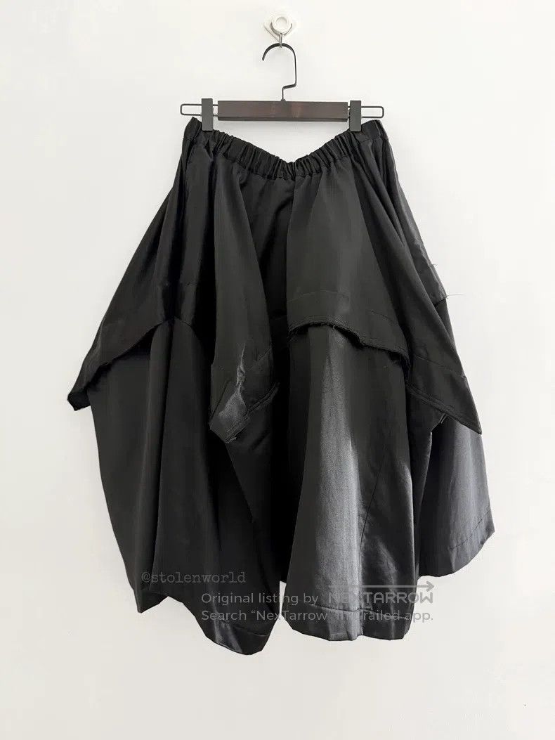 Comme des Garcons Comme Des Garcons size S 3D silhouette frayed hem skirt Size 22" - 2 Thumbnail