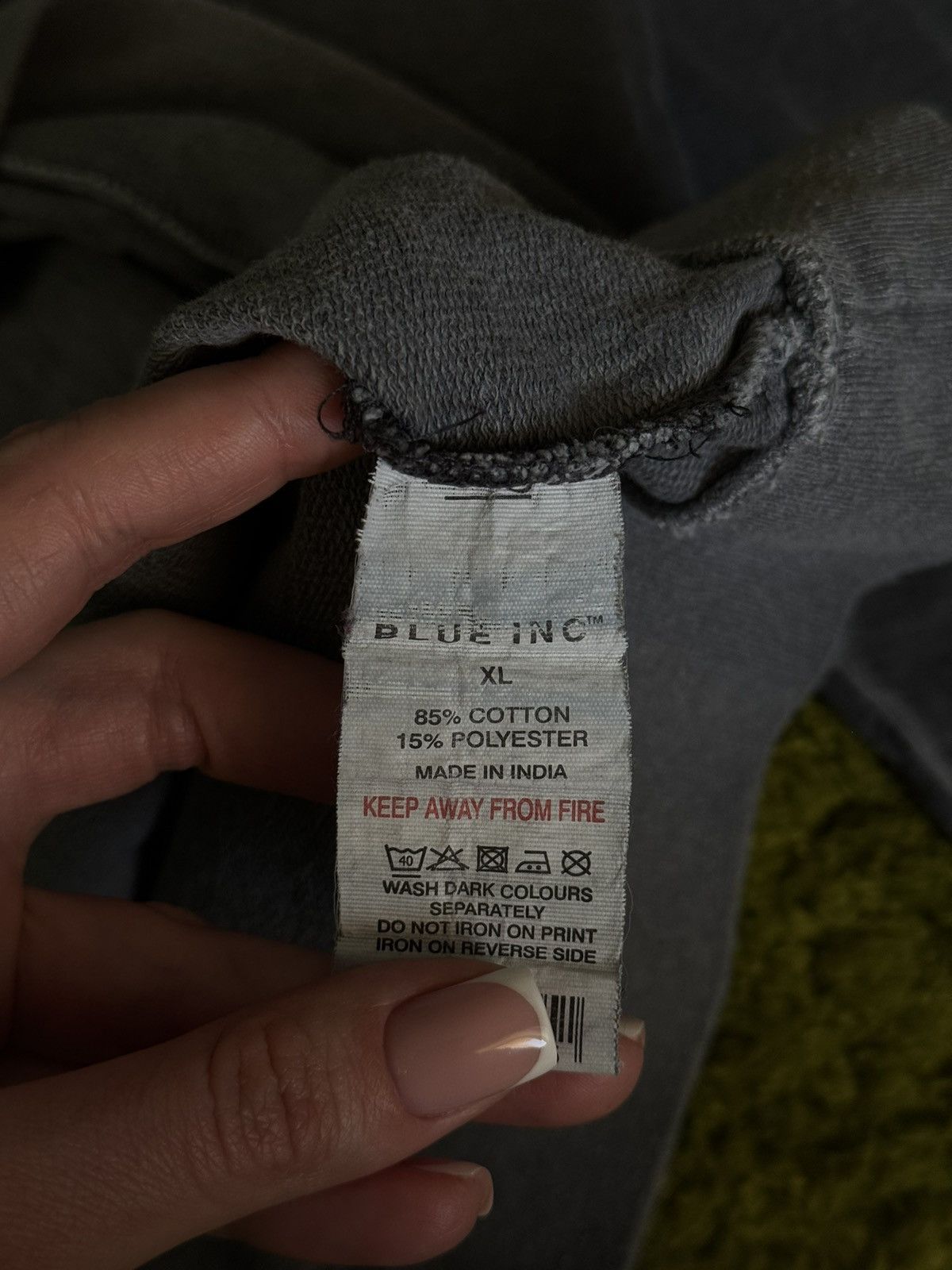 Hysteric Glamour × If Six Was Nine Y2K Japanese L.G.B style skull graphite washed sweatshirt Size US XL / EU 56 / 4 - 5 Thumbnail