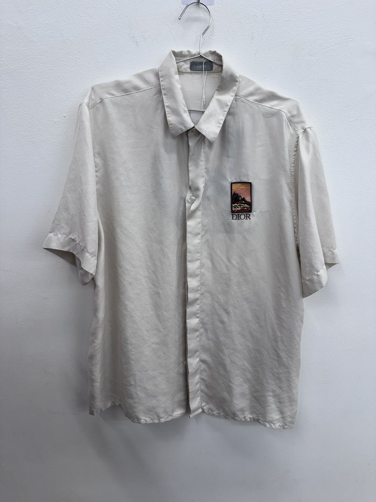 Dior Dior Mount Zion Silk Short Sleeve Shirt Size US L / EU 52-54 / 3 - 2 Thumbnail
