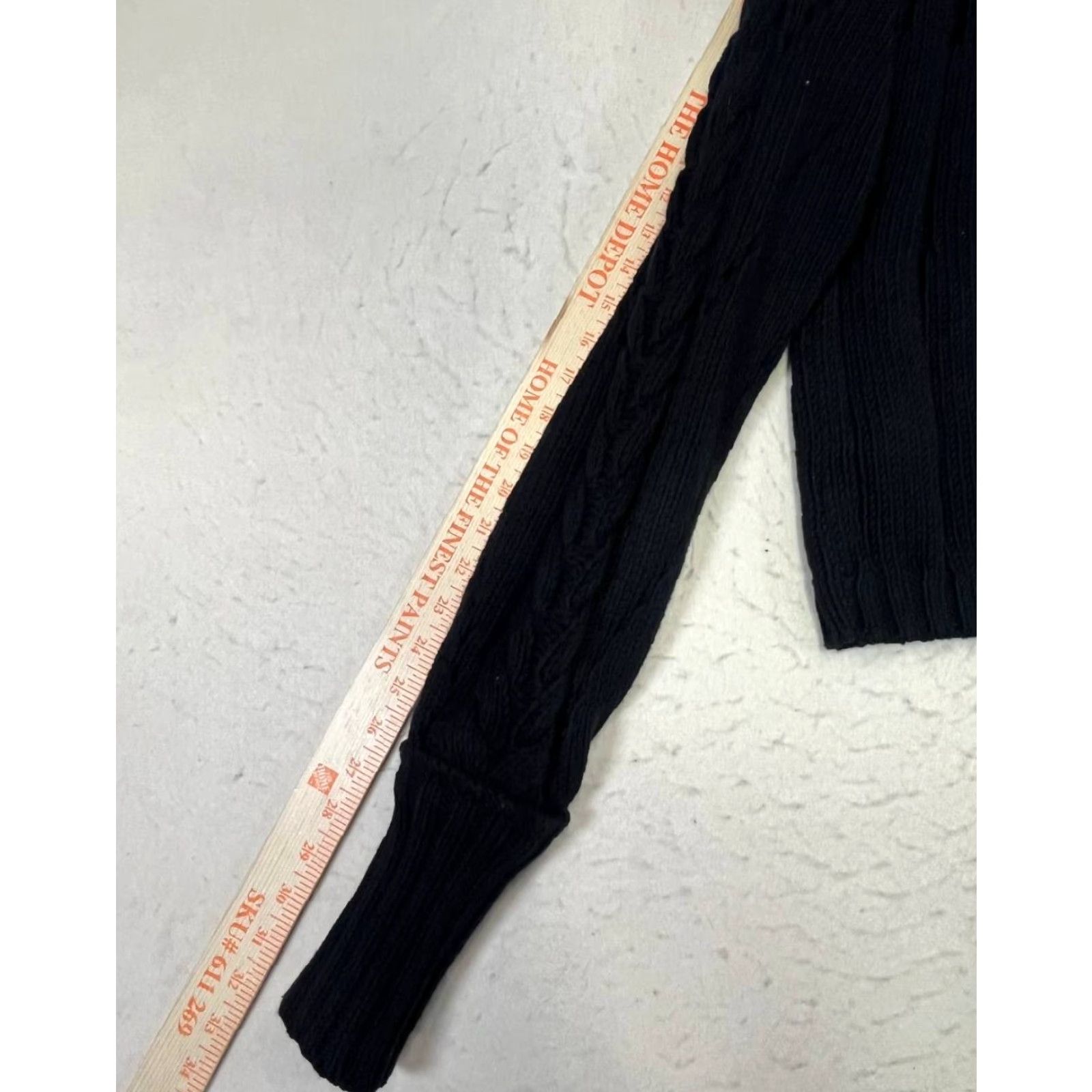 Free People Free People Sweater Adult XS Black Sheer Pullover Cropped Boho Crewneck Womens Size XS / US 0-2 / IT 36-38 - 3 Thumbnail