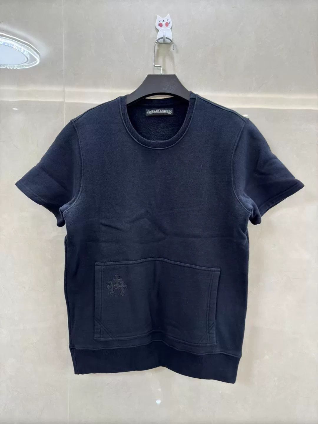 Chrome Hearts Chrome Hearts Cross Patchwork Short Sleeve Sweatshirt Size US L / EU 52-54 / 3 - 1 Thumbnail