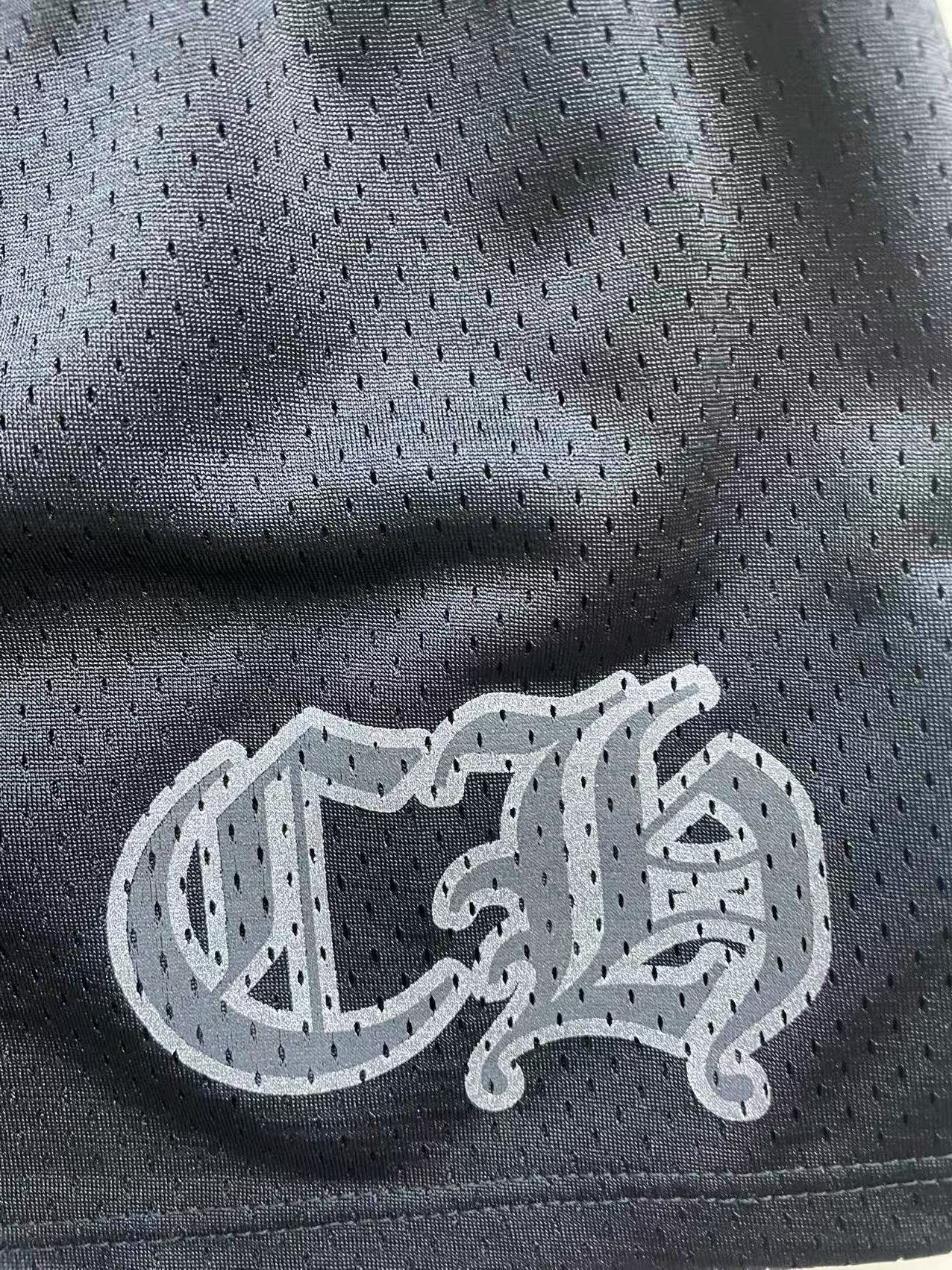 Chrome Hearts Chrome Hearts Black 22 CH Logo Mesh Shorts Size 29" - 6 Thumbnail