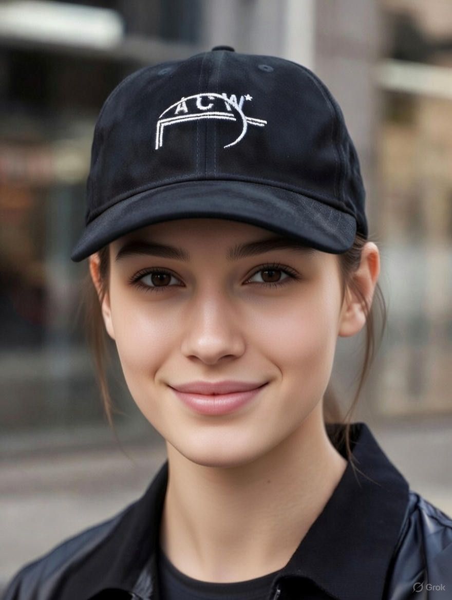 A-COLD-WALL* A COLD WALL Faux Leather Baseball Hat Black Colour Size ONE SIZE - 2 Thumbnail
