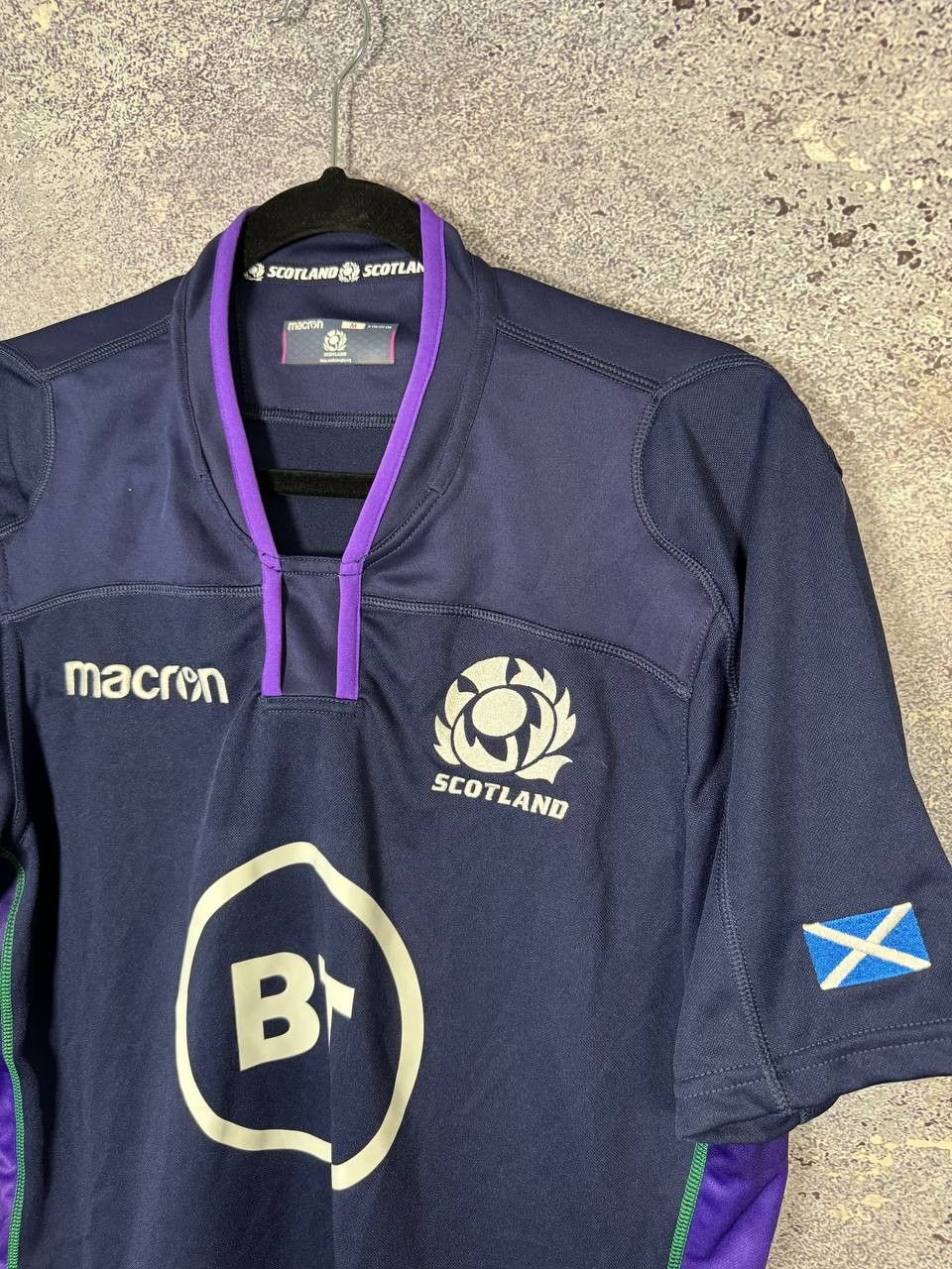 Macron Macron Men's Rugby Union Scotland 2018/19 Medium Jersey Size US M / EU 48-50 / 2 - 8 Thumbnail