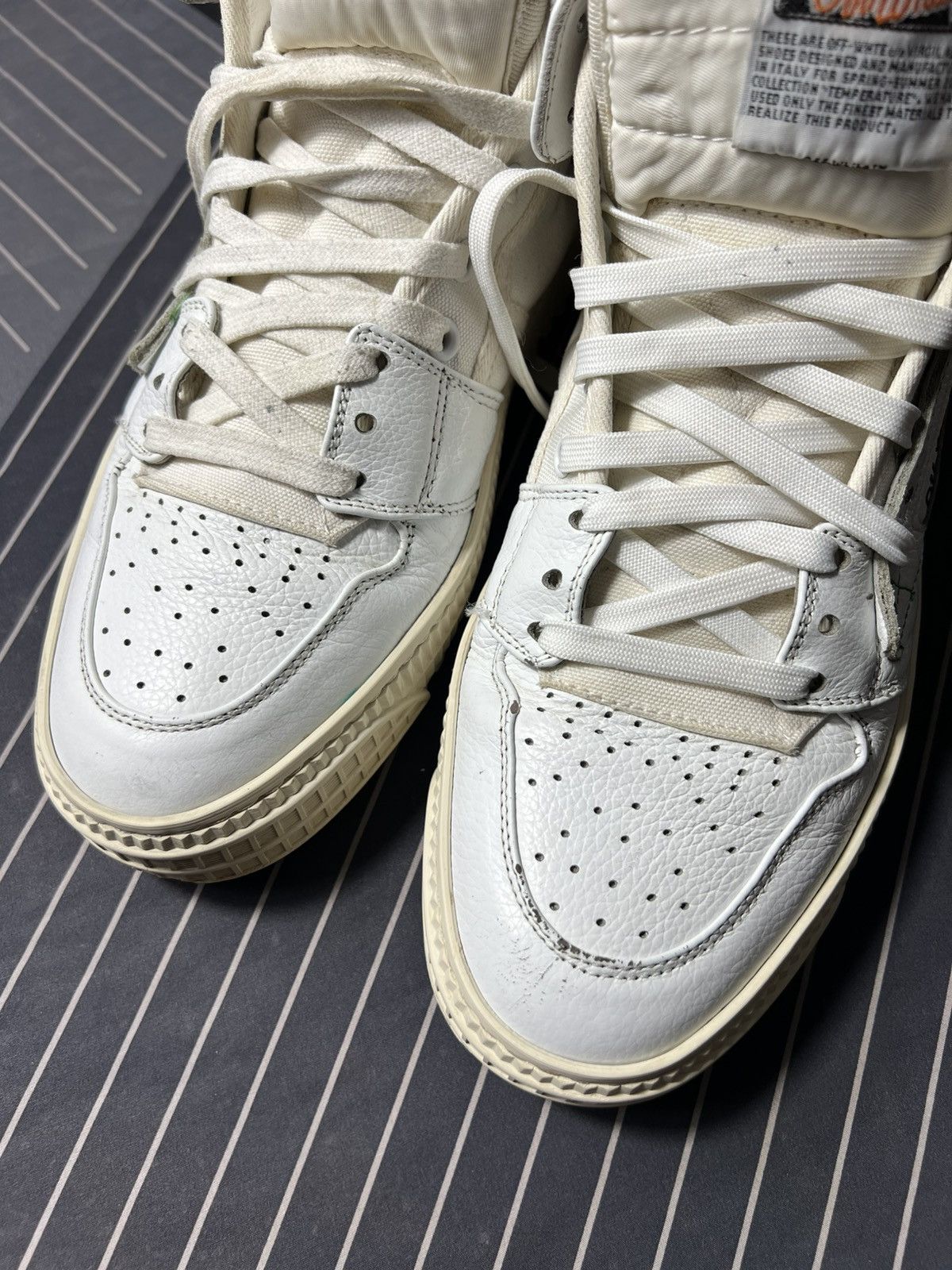 Off-White Off-White High Top Sneakers White “Sample” Industrial 39 Size US 6 / EU 39 - 11 Thumbnail