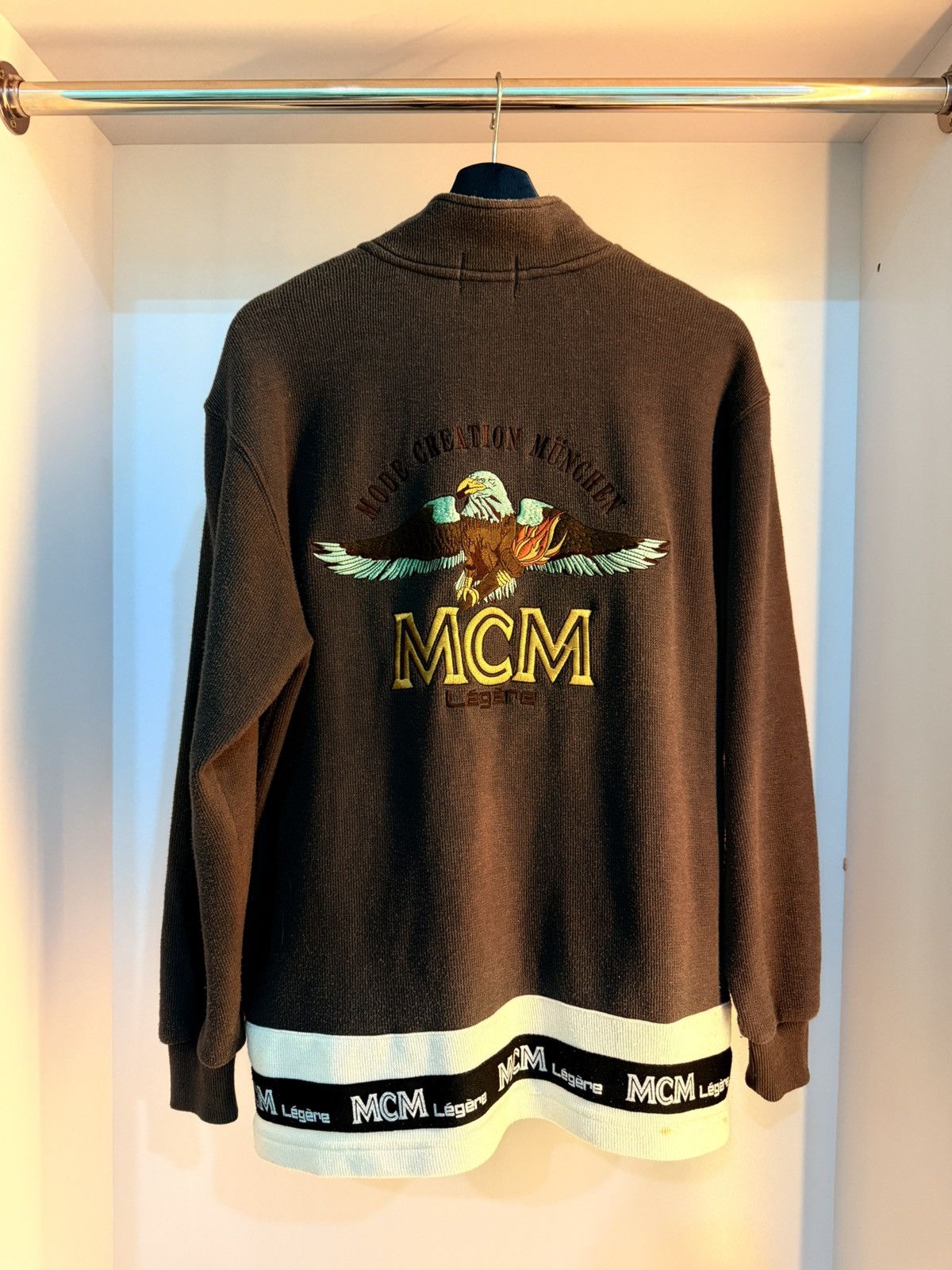 MCM MCM Legere Eagle Half Zipper Size US M / EU 48-50 / 2 - 2 Thumbnail