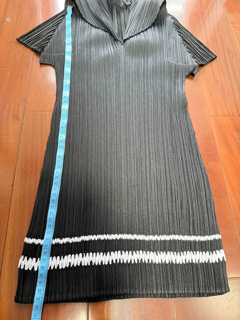 Issey Miyake Issey Miyake size:3 Black striped navy shirt Size XS / US 0-2 / IT 36-38 - 3 Thumbnail