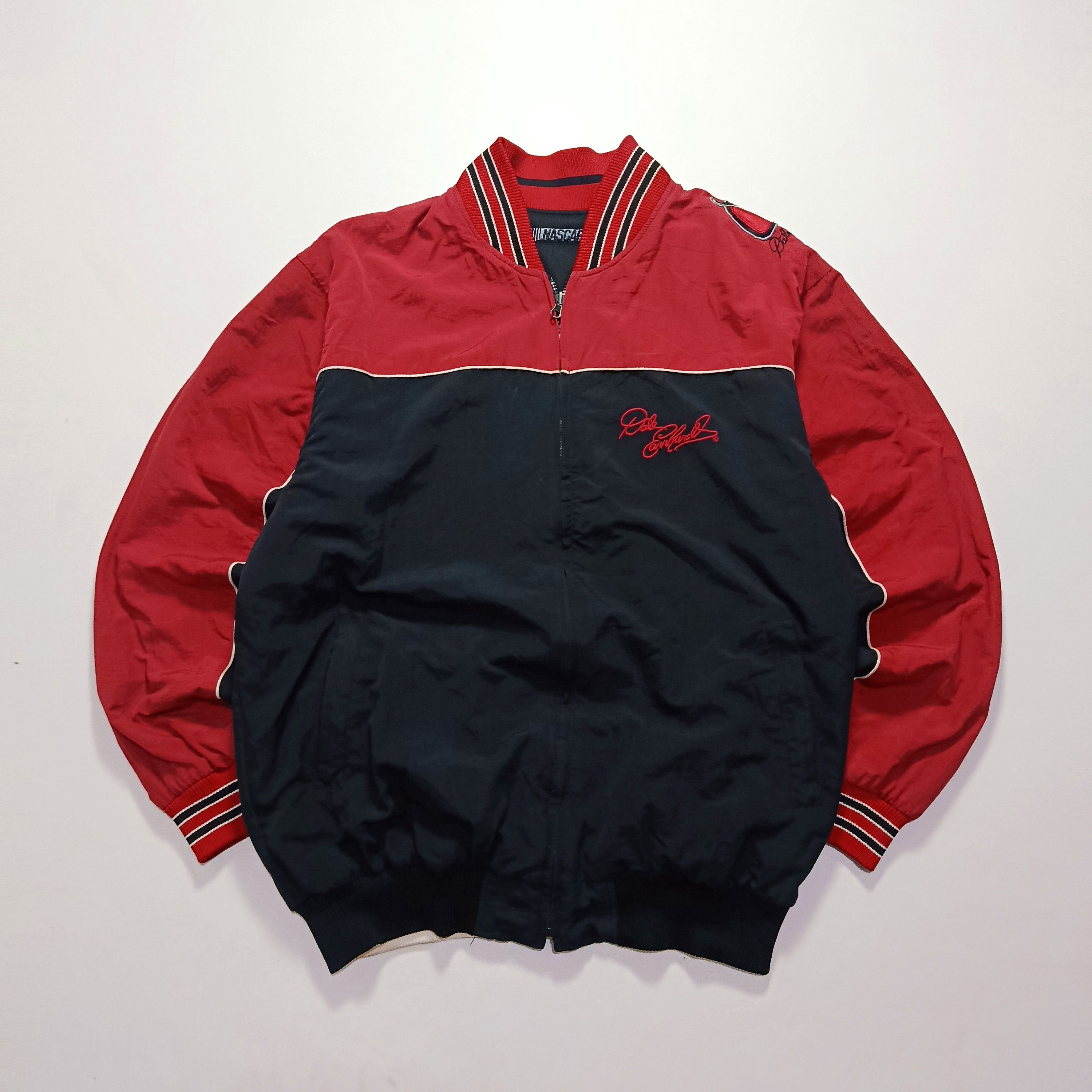 Chase Authentics Vintage NASCAR Dale Earnhardt Reversible Jacket Size US XL / EU 56 / 4 - 3 Thumbnail