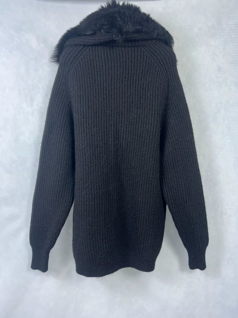 Saint Laurent Paris saint Laurent paris16fw teddy wool shawl neck sweater 2503 Size US M / EU 48-50 / 2 - 2 Thumbnail