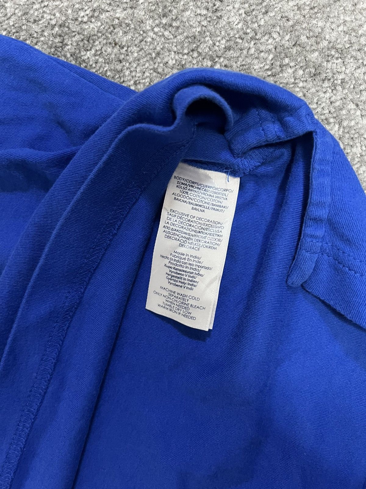 Chaps Ralph Lauren × Designer × Vintage Chaps Vintage Polo Shirt blue Size US XL / EU 56 / 4 - 3 Thumbnail