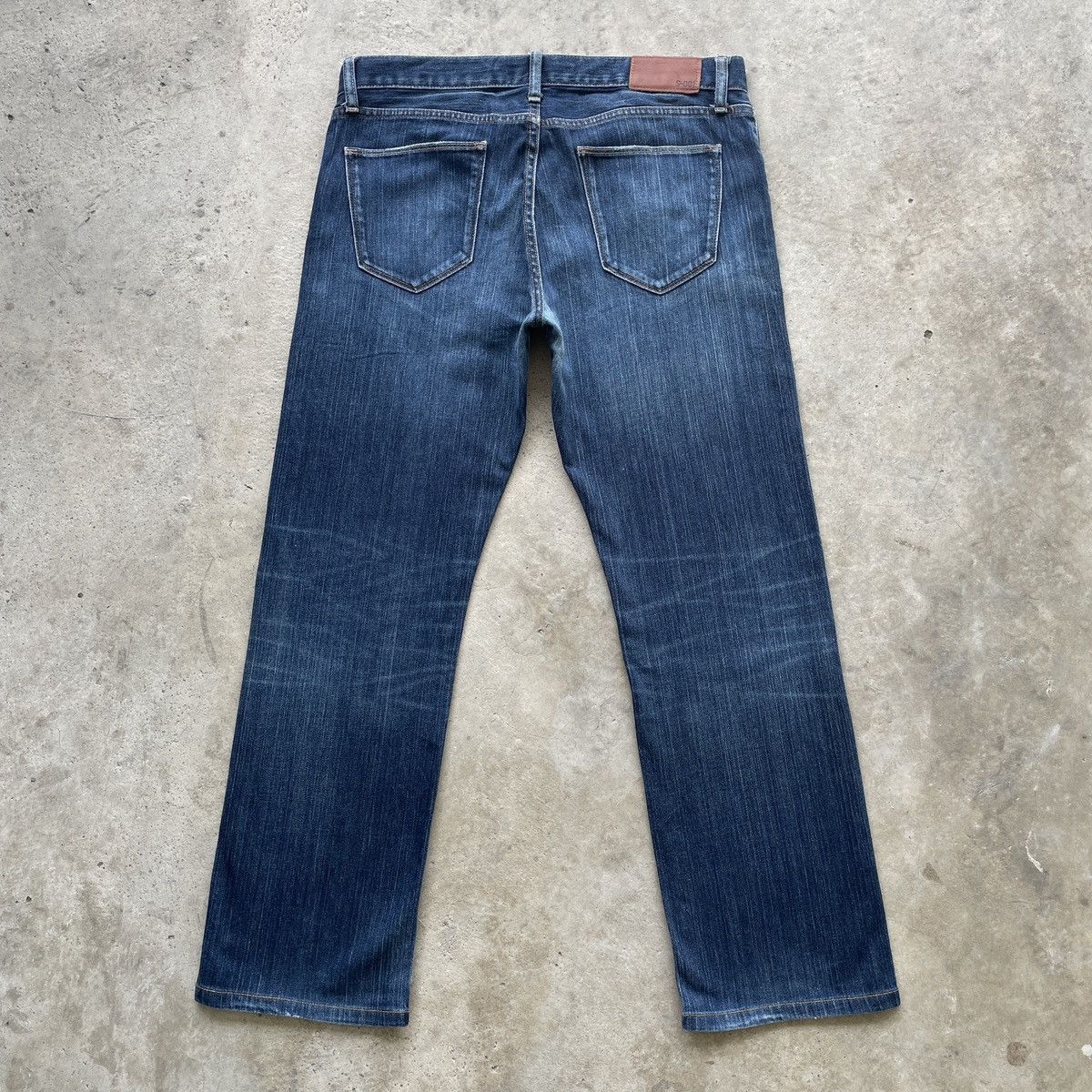 Japanese Brand × Jean × Vintage Vintage Japanese Brand Indigo Blue Denim Jeans Pants W33 Size US 33 - 12 Thumbnail