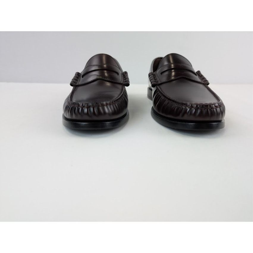 Celine o1rshd1 Luco Polished Calfskin Loafer Boots in Burgundy 40 Size US 7 / EU 40 - 9 Thumbnail