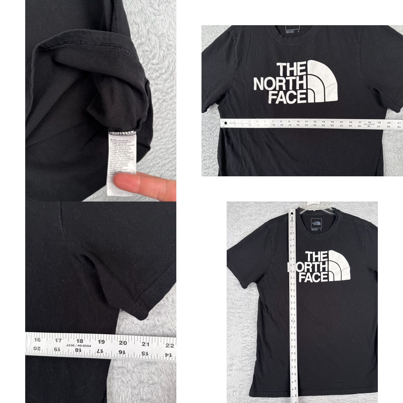 The North Face VINTAGE The North Face Shirt Men Large Black Short Sleeve Crew Neck 100% Cotton Jersey Logo All Seasons Mens Size US L / EU 52-54 / 3 - 8 Thumbnail