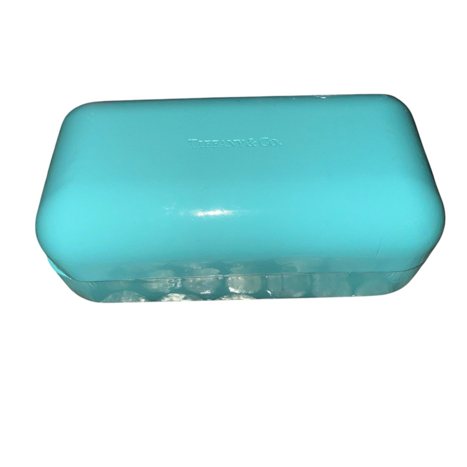 Tiffany & Co. Tiffany & Co. Turquoise Blue Hard Clam Shell Case and Cloth Size ONE SIZE - 10 Thumbnail