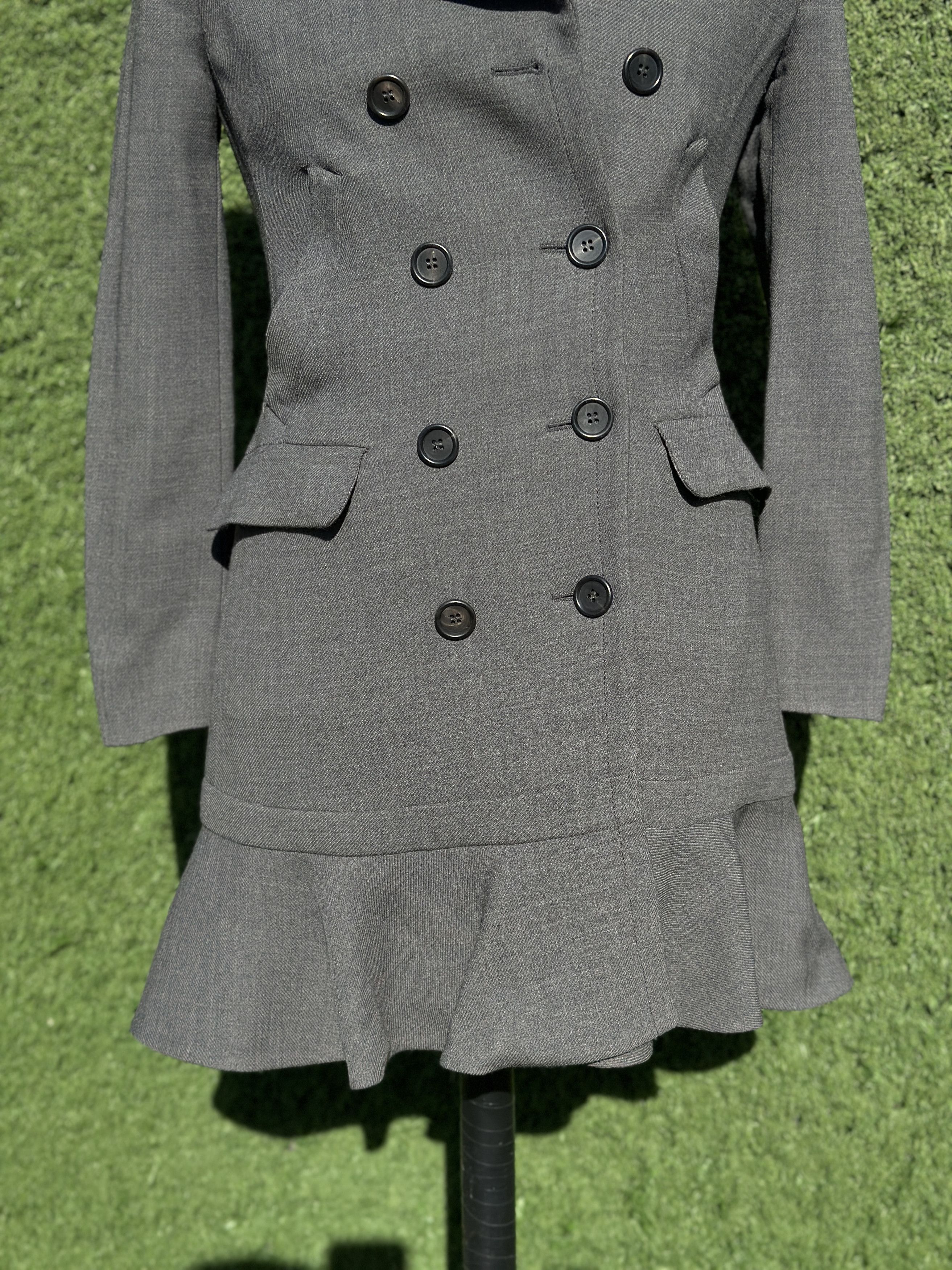 Prada Prada IT40 Double Breasted Peacoat Jacket Tailored Fit Size S / US 4 / IT 40 - 8 Thumbnail