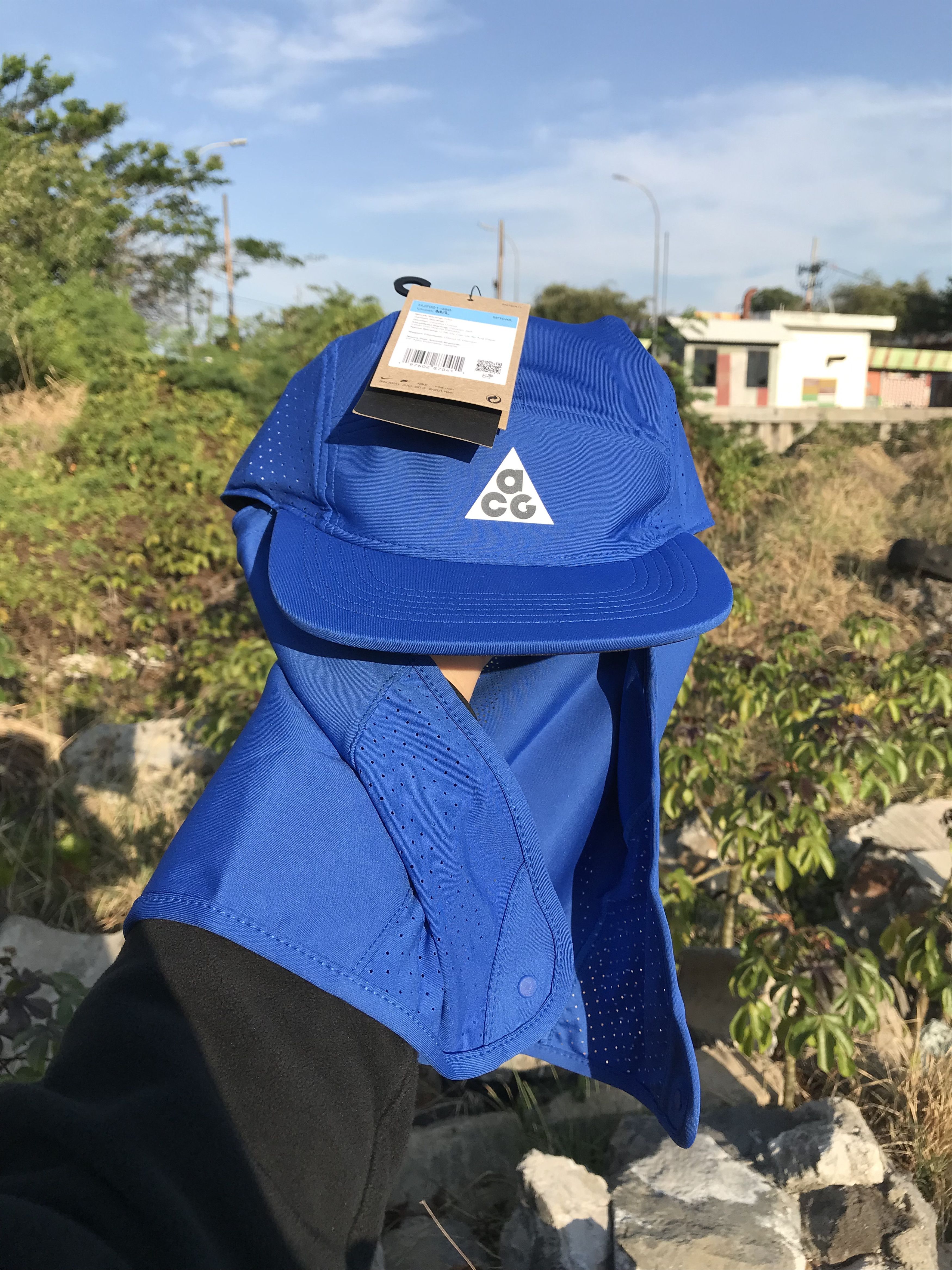 Nike ACG NIKE ACG U FLY CAP US AB ACG CAPE blue running jogging M-L Size ONE SIZE - 3 Thumbnail