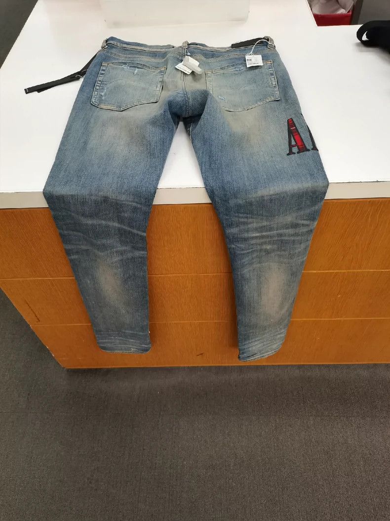 Amiri Amiri Men's ripped tight jeans 2501-Nextarrow Size US 33 - 3 Thumbnail