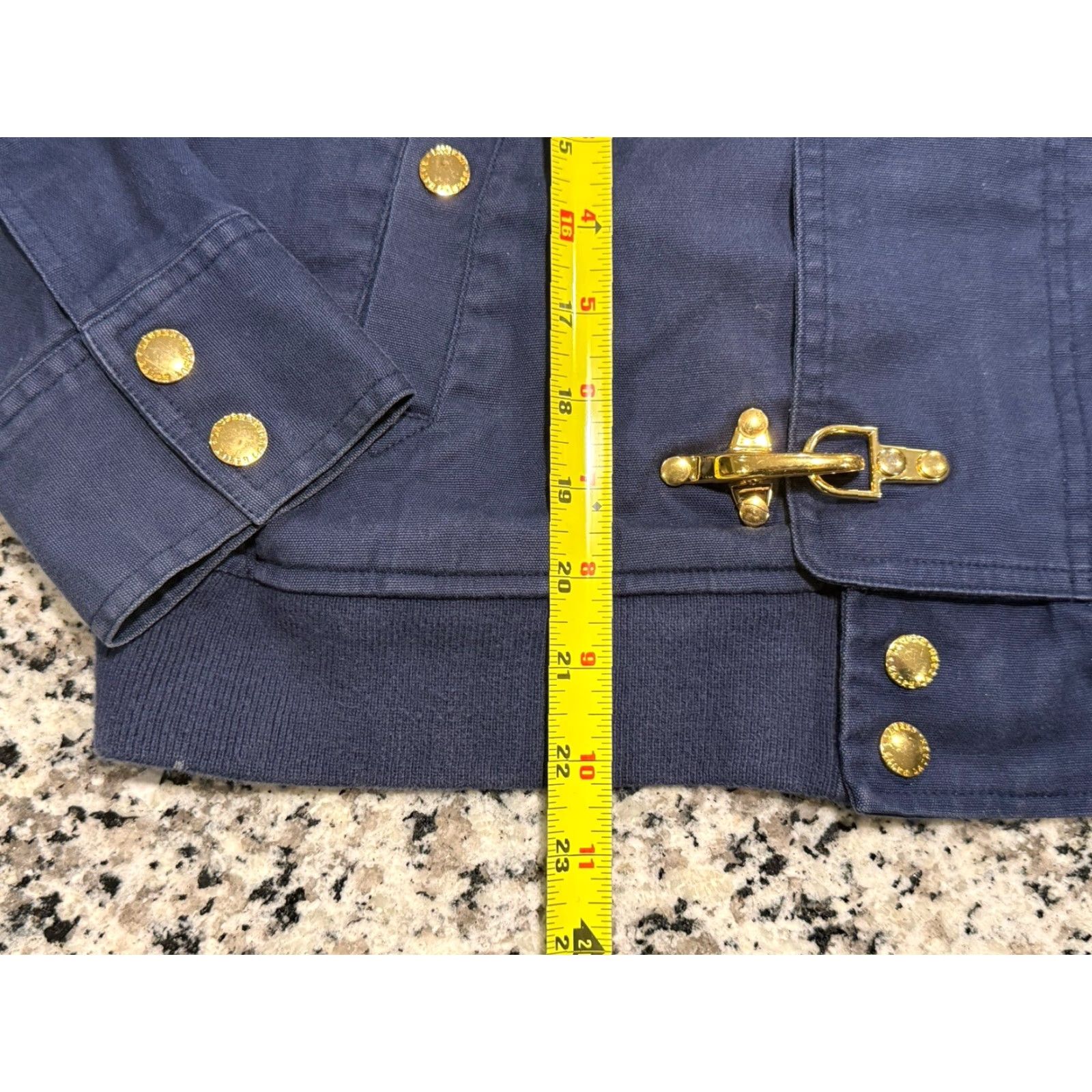 Ralph Lauren VINTAGE Lauren Ralph Lauren Marine Women's Navy Blue Yachting Jacket Toggle Sz Large Size L / US 10 / IT 46 - 3 Thumbnail