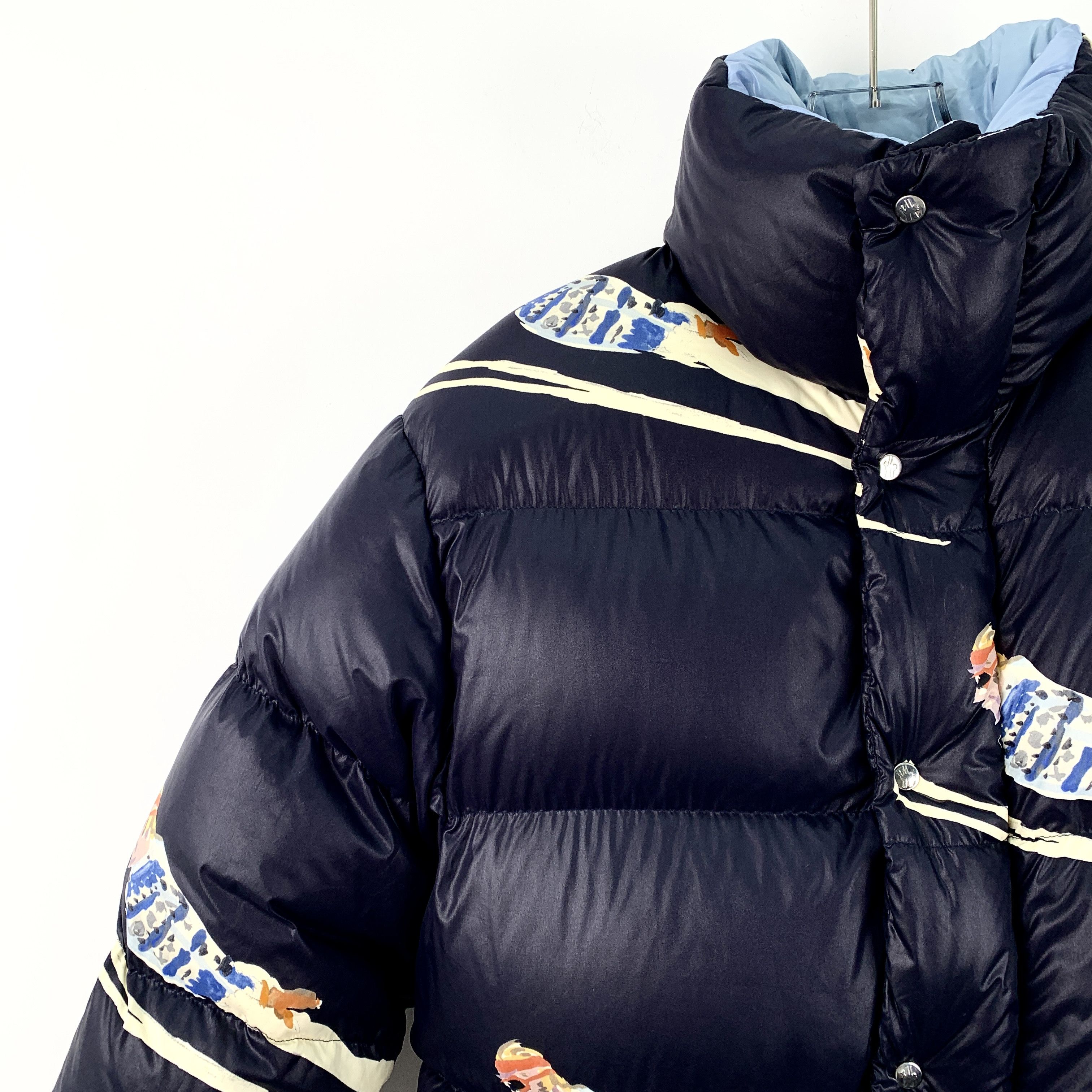 Moncler Moncler Dejan Blue Ski Down Jacket (Size XS) Size US XS / EU 42 / 0 - 7 Thumbnail