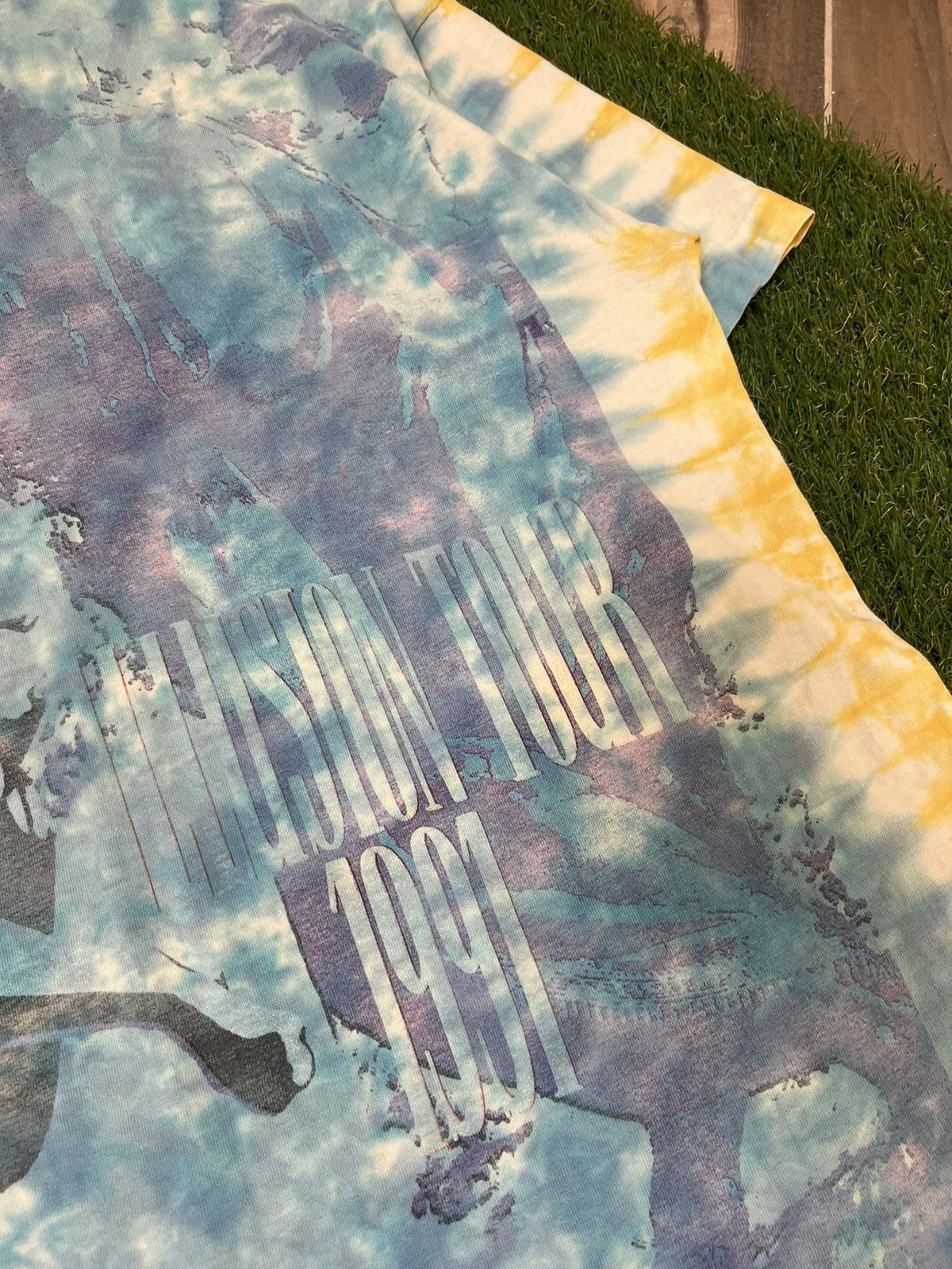 Guns N' Roses × Liquid Blue × Vintage RARE Guns N Roses Illusion 1991 Full Print Vintage tshirt Size US XL / EU 56 / 4 - 15 Thumbnail