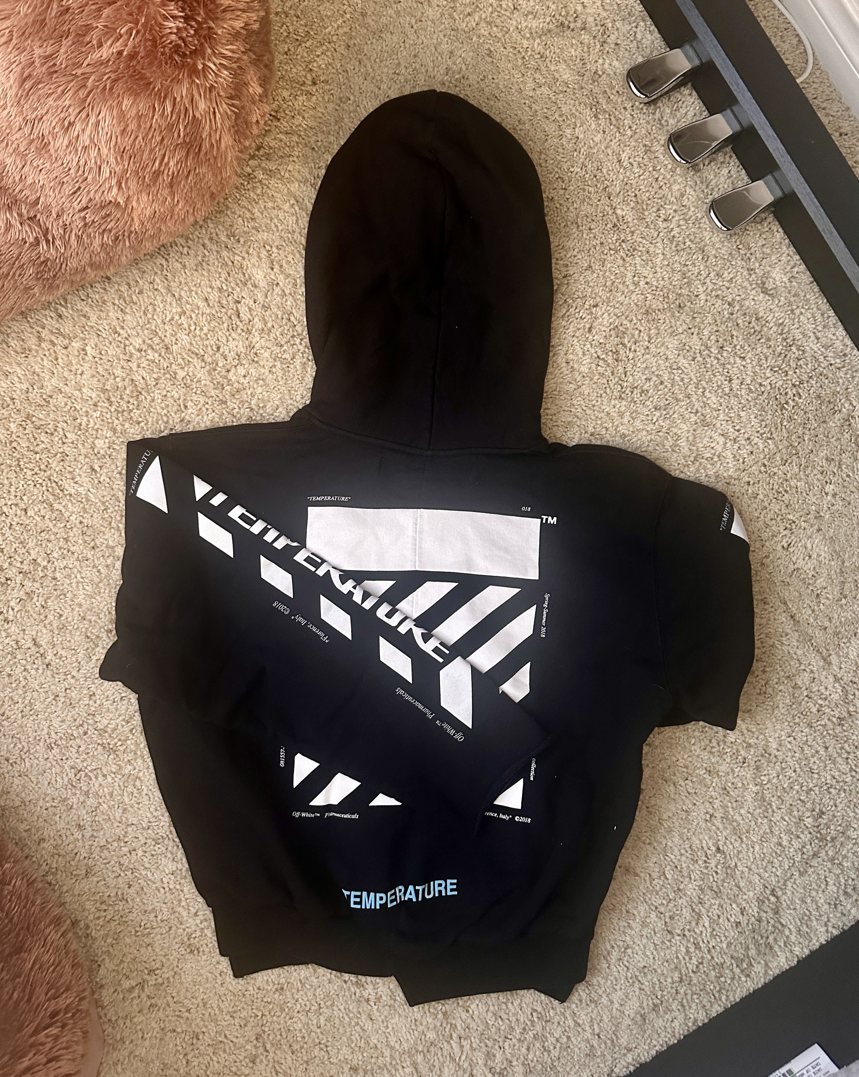 Off-White Off-White “Temperature” Crop Hoodie Size US XS / EU 42 / 0 - 3 Thumbnail