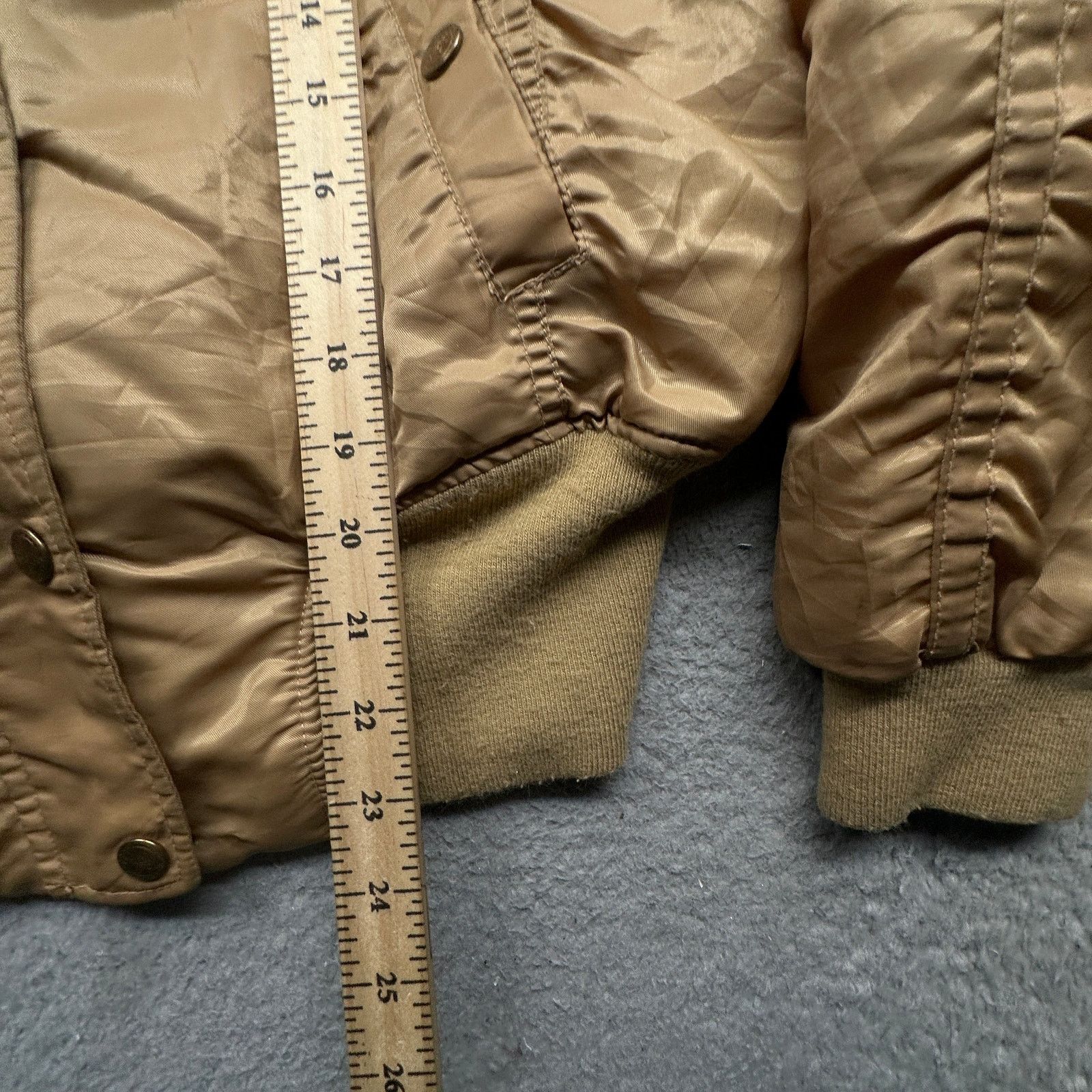 Southpole Vintage Y2K Southpole Gold Flight Bomber Jacket Womens Small Size S / US 4 / IT 40 - 6 Thumbnail