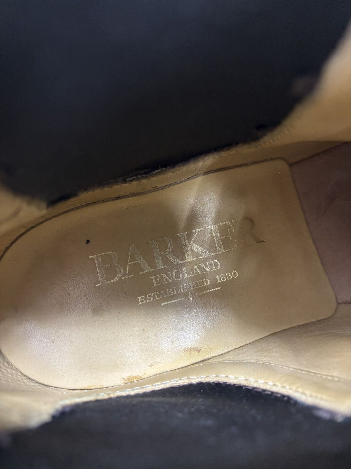 Barker Mens shoes Barker England Size 8 Color Brown Size US 8 / EU 41 - 9 Thumbnail