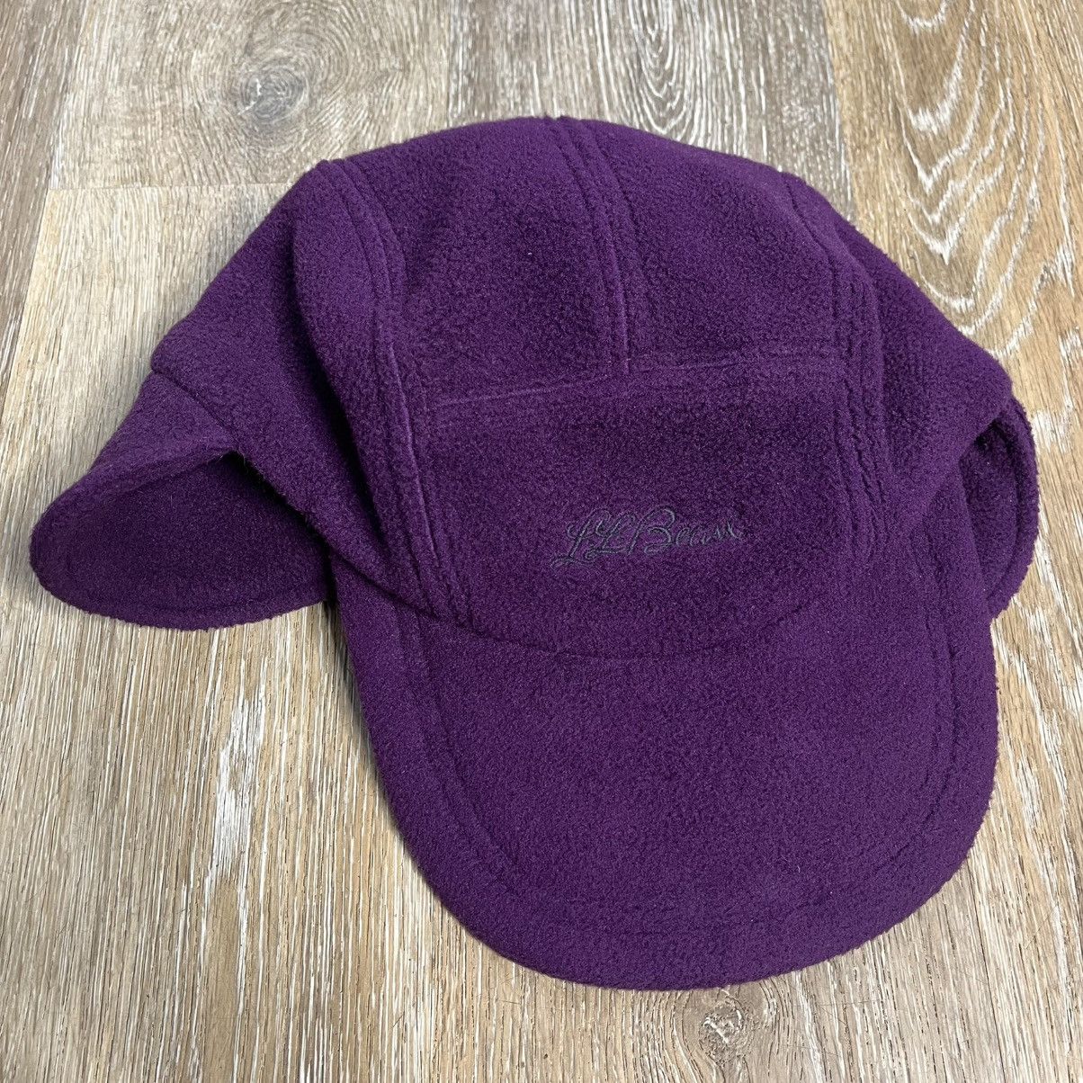 L.L. Bean RARE vintage L.L. bean purple polartec fleece winter cap Size ONE SIZE - 2 Thumbnail