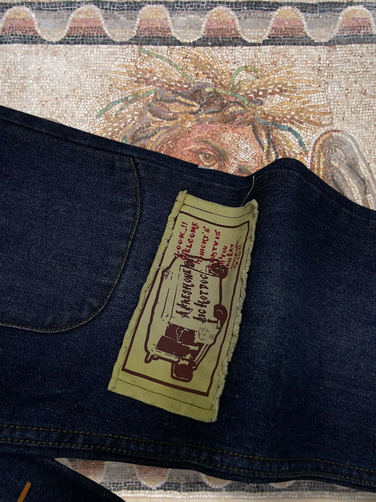 Hysteric Glamour Vintate Og 1990s Japan Designer Sunny Smith Patchwork Grunge Size US 32 / EU 48 - 9 Thumbnail