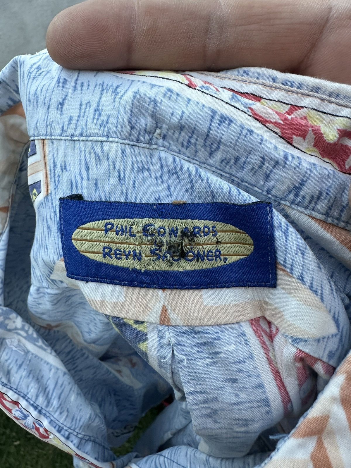 Reyn Spooner Reyn Spooner Phil Edwards Hawaiian Print Blue Men's Medium Size US M / EU 48-50 / 2 - 4 Thumbnail