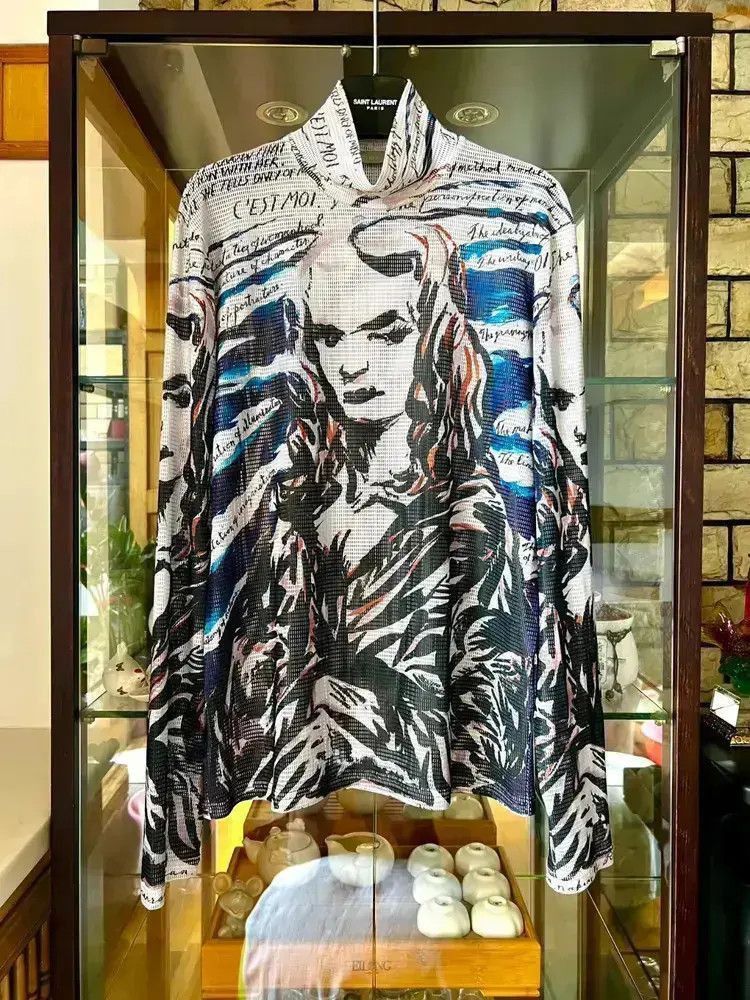 Dior Dior 19AW Runway Mona Lisa Hand Drawing Tee-2507 Size US M / EU 48-50 / 2 - 7 Thumbnail